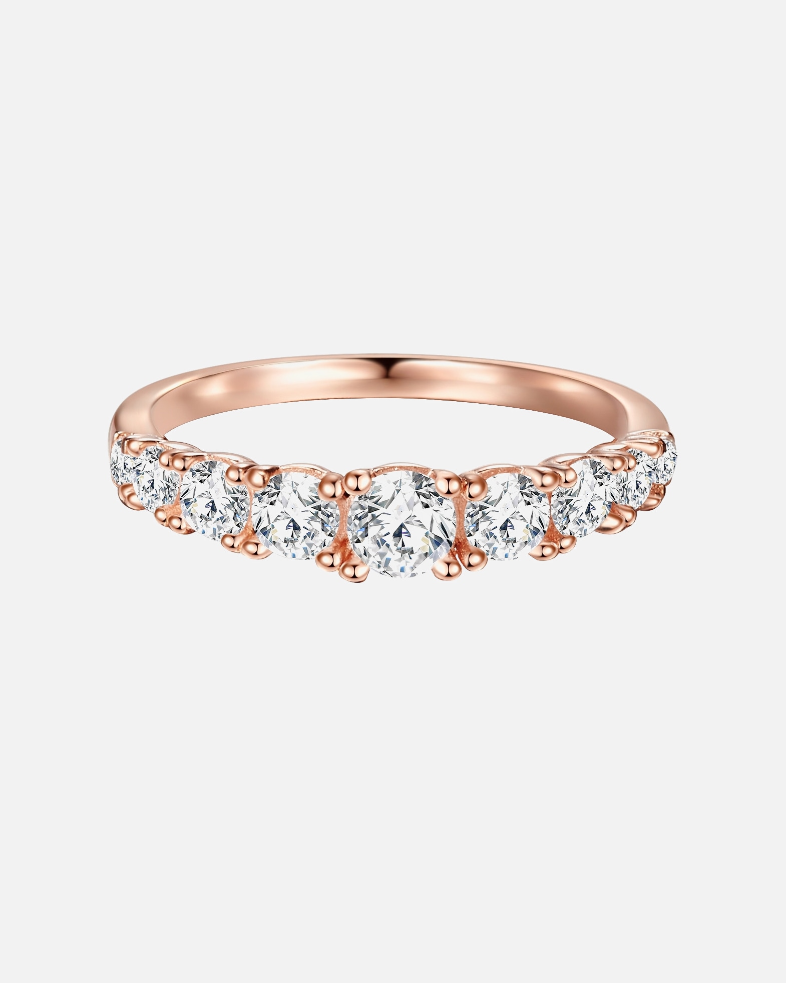 Bague for FemmeTrilaniBague en argent Argent sterling Oxyde de zirconium (CZ) en Or rose47