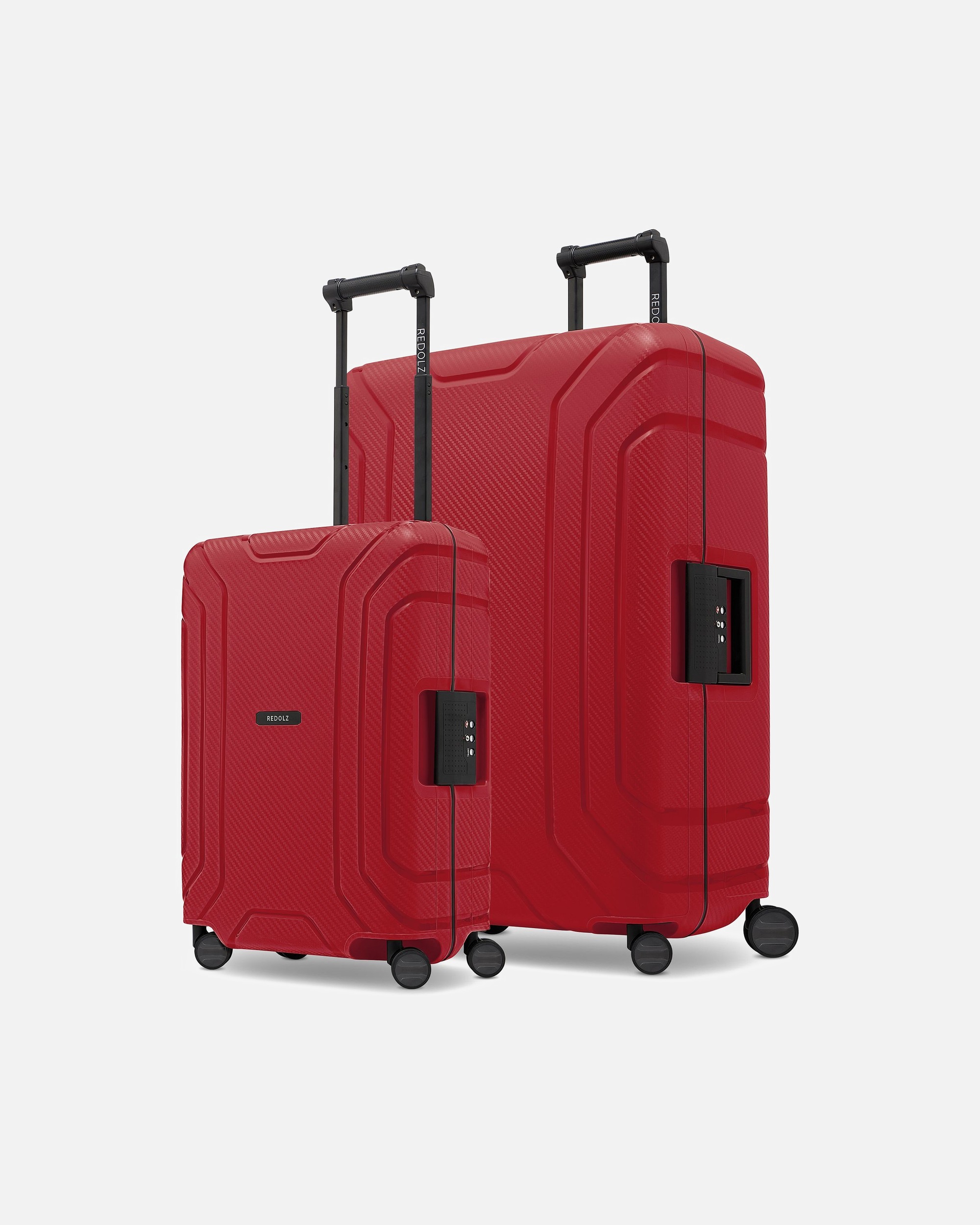 Valise for HommeEssentials 15 4-roues 15 Set de valises 2 pcs. avec fermeture à trois pointsclassic red