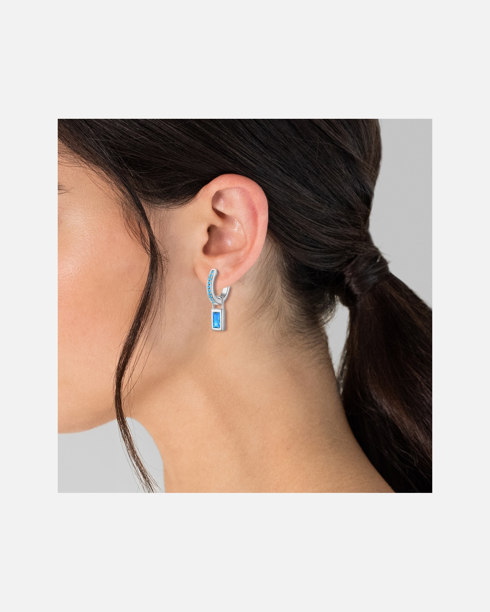 Créoles for FemmeGlanzstücke MünchenCréoles en argent Argent sterling Oxyde de zirconium (CZ) en Argent23,1 mm