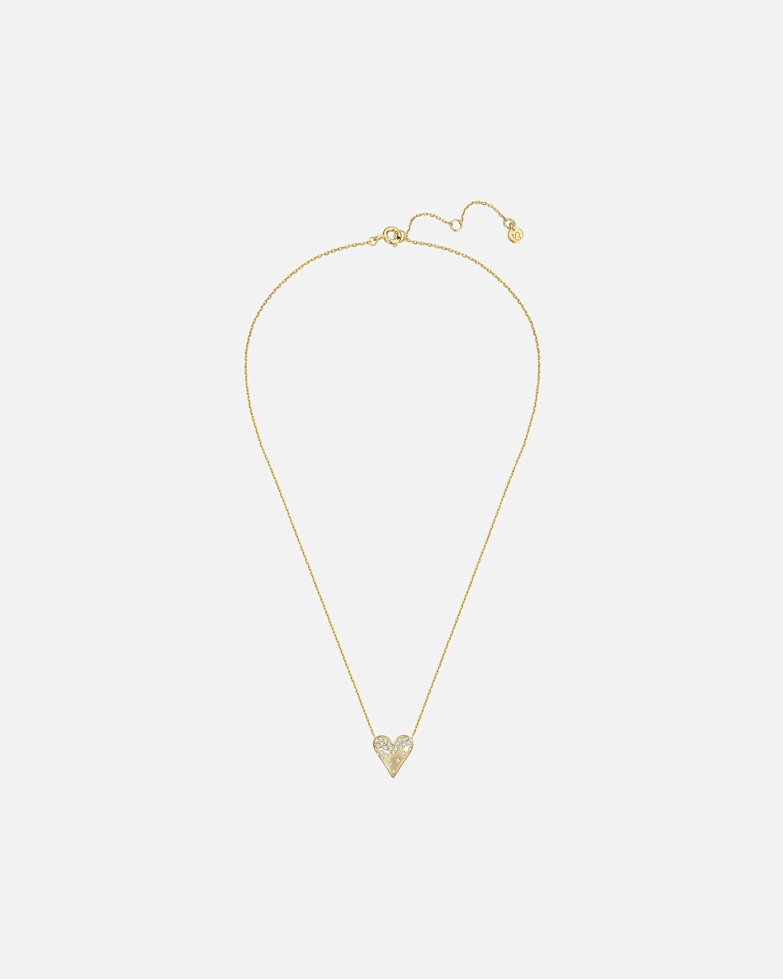 Collier for FemmeGlanzstücke MünchenChaîne Coeur en Argent sterling en Or jaune40,0 cm Basiskette + 5,0 cm Verlängerung