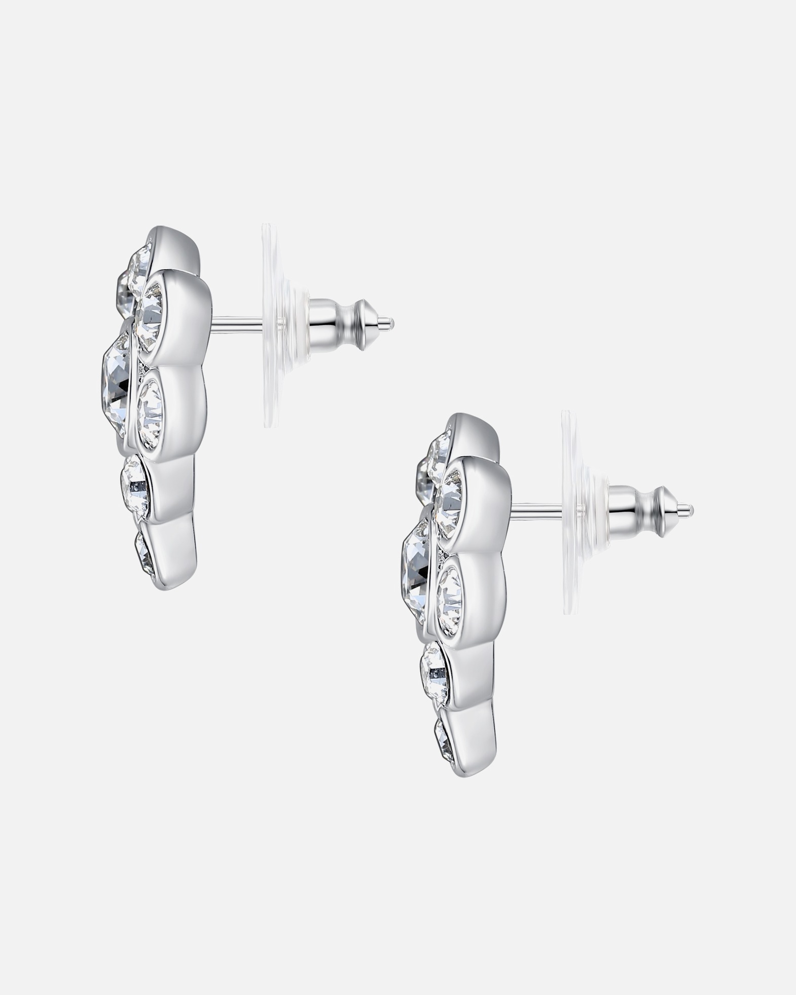 Boucle d'oreilles for FemmeLulu & JaneBoucles d´oreilles Alliage de fer Orné de cristaux Swarovski® en Argent17,0 mm