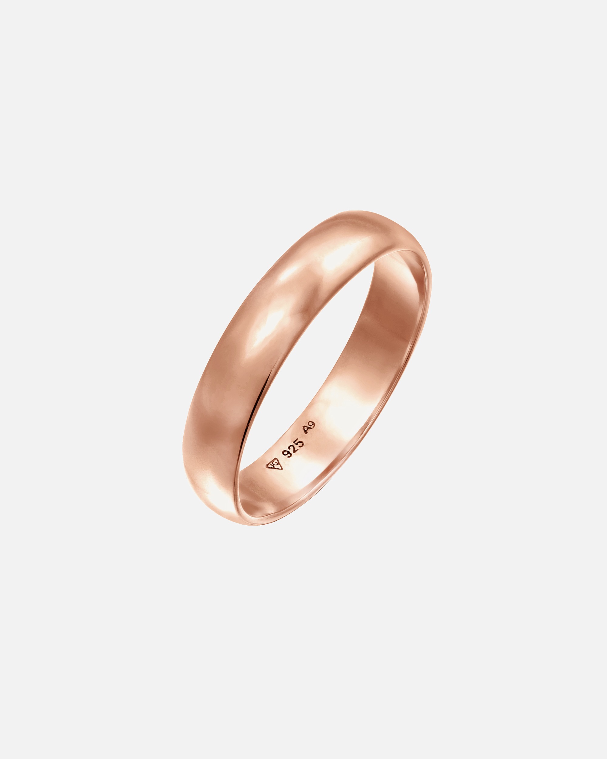 Bague for FemmeElliFemmes Bande Simple Classique en Argent Sterling 92552
