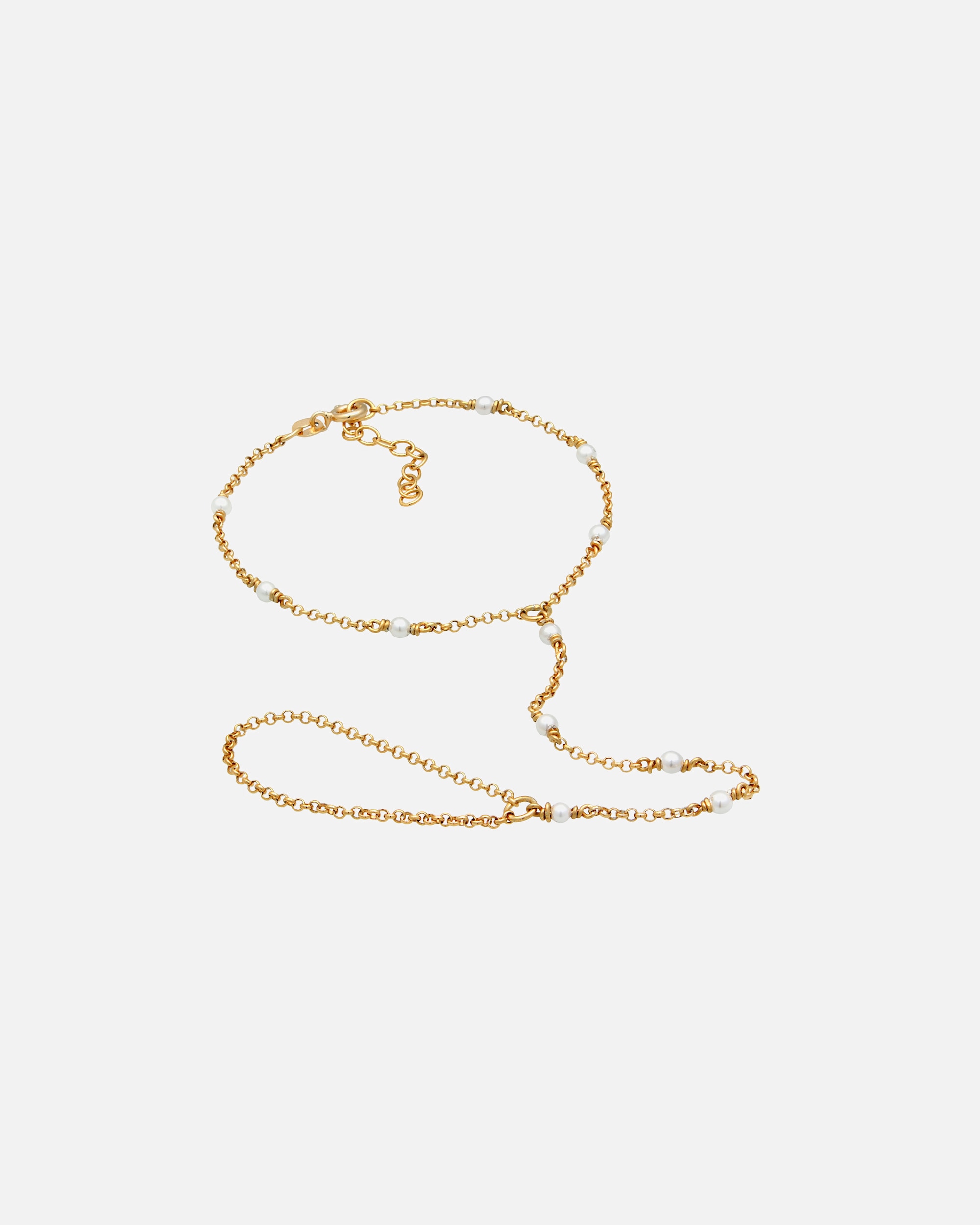 Bracelet for FemmeElliFemmes Chaîne à main Trend avec perles de coquillage en argent sterling 925 plaqué or16