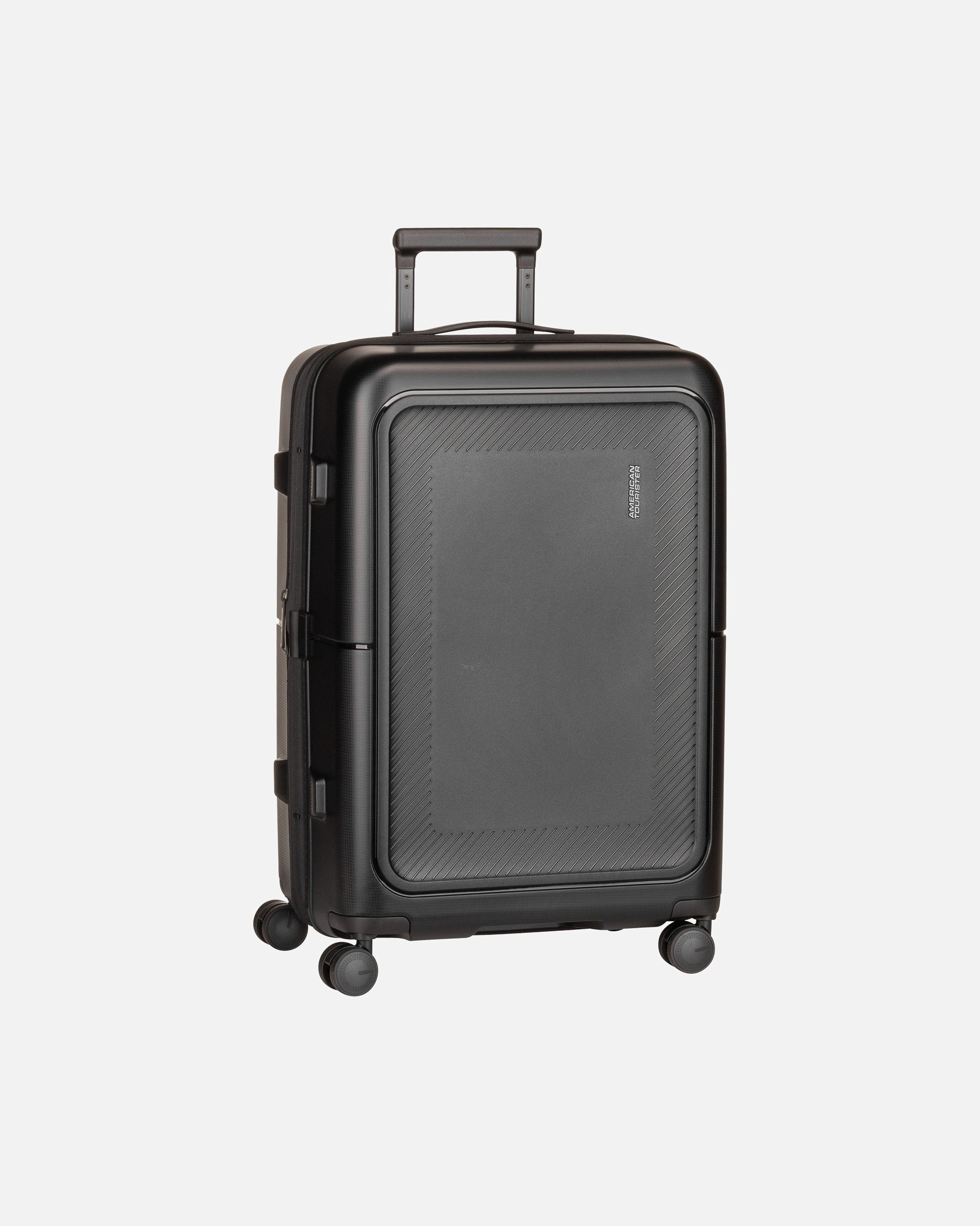 Valise trolley for UnisexeAmerican TouristerDashpop 4 roues Valise cabine 67 cm avec soufflet d'extensiontrue black