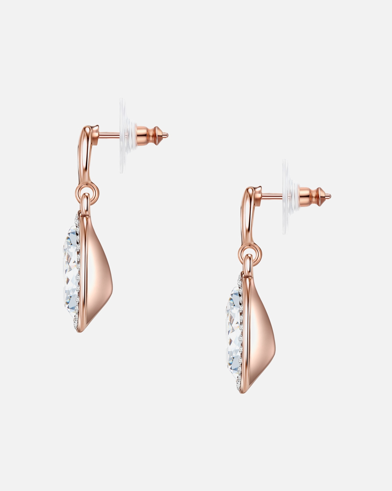 Boucle d'oreilles for FemmeLulu & JaneBoucles d'oreilles pendantes à cristaux Métal Verre en Or rose31,0 mm