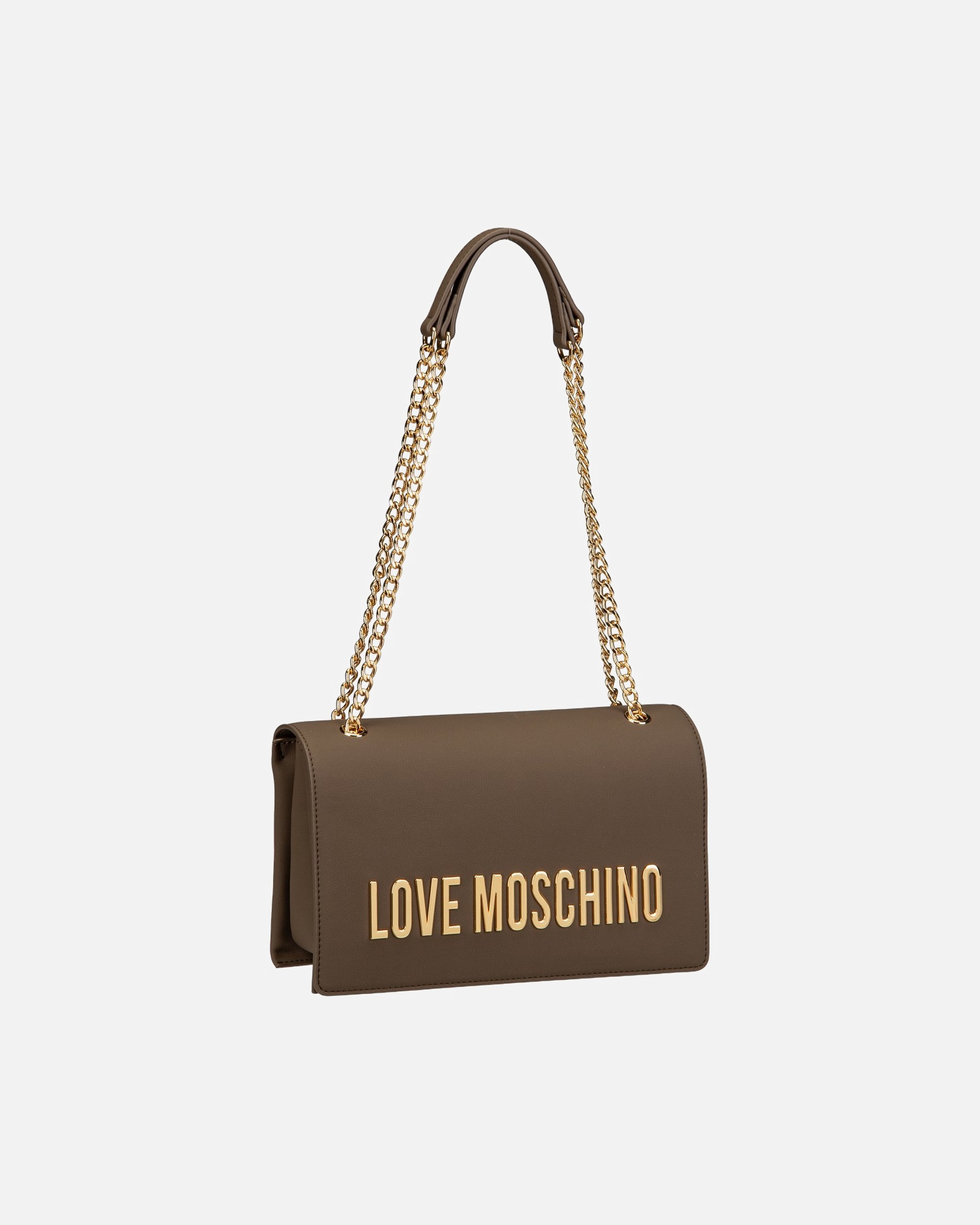 Umhängetasche für Weiblich Love Moschino Bold Love Schultertasche mud