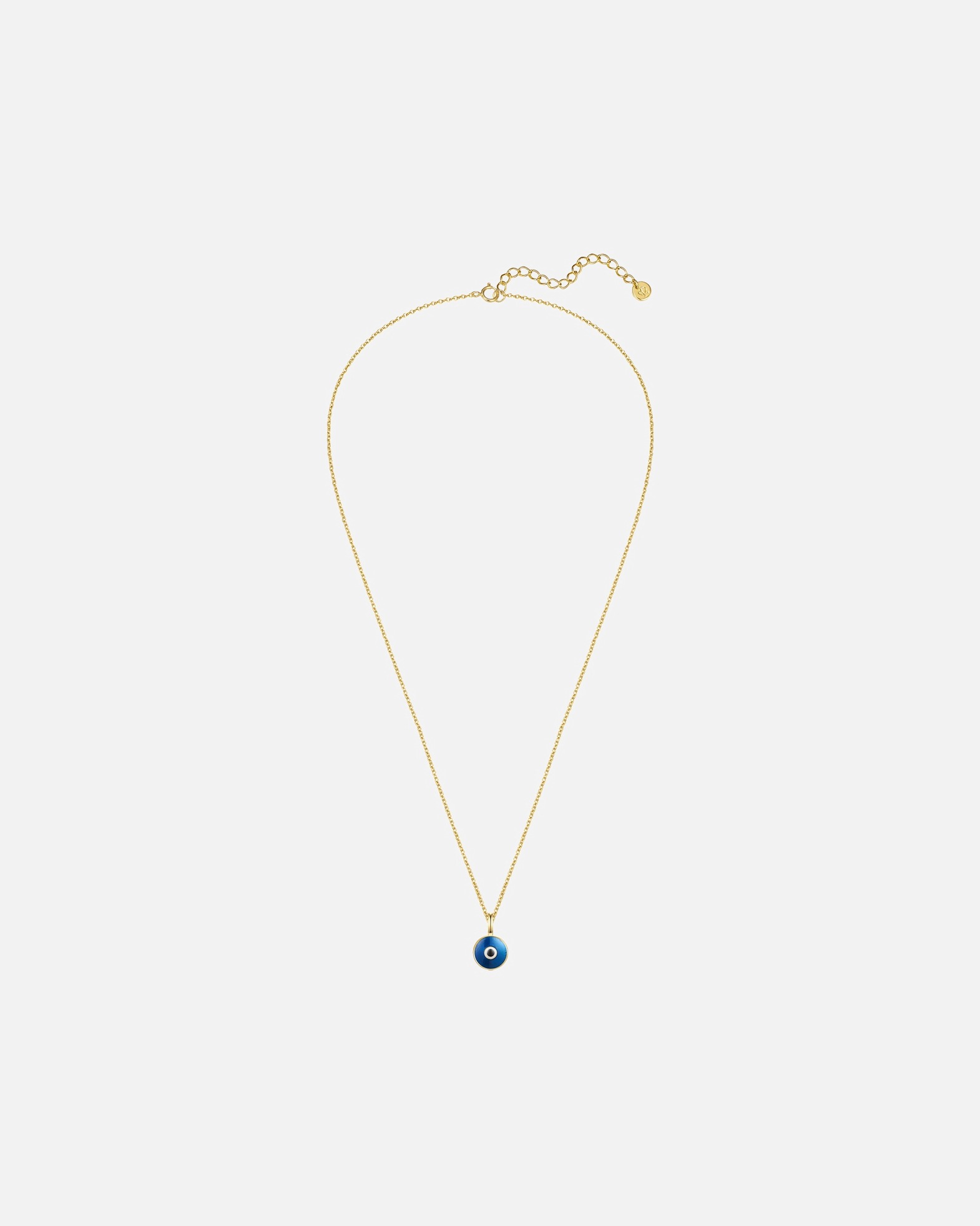 Collier for FemmeGlanzstücke MünchenCollier Œil de Nazar en Argent Sterling en or jaune40,0 cm Basiskette + 5,0 cm Verlängerung