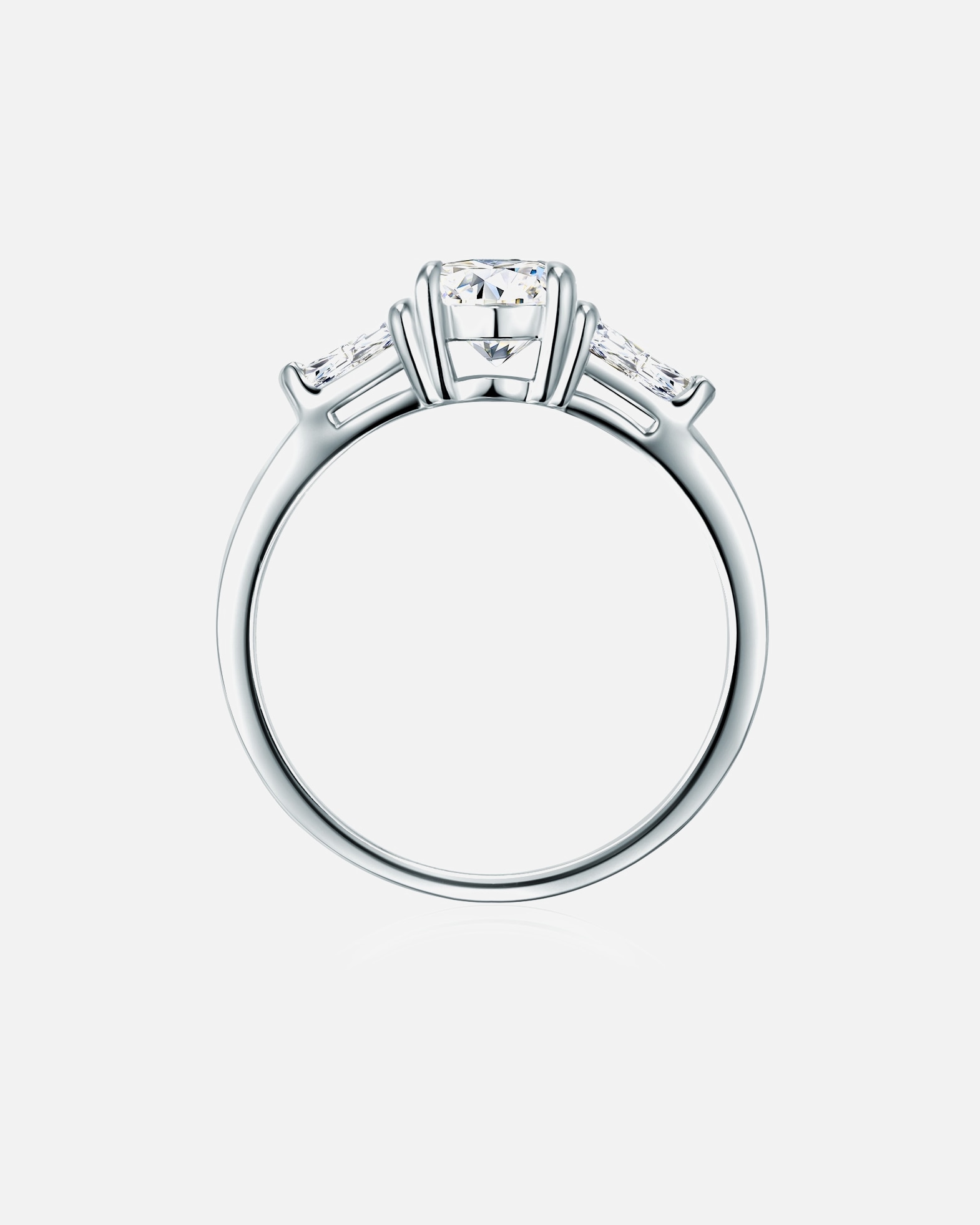 Bague for FemmeTrilaniBague en argent Argent sterling Oxyde de zirconium (CZ) en Argent56