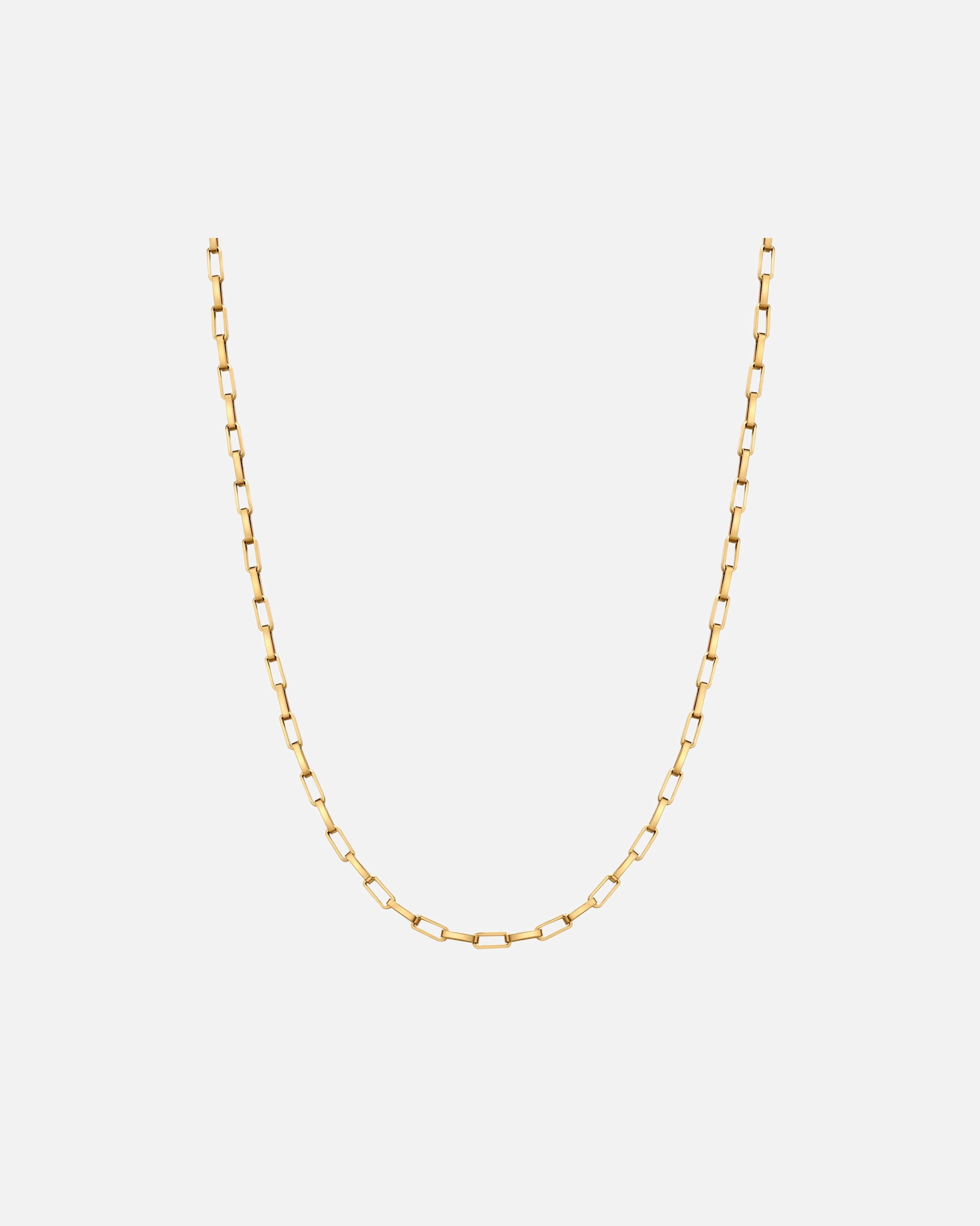 Halskette für Männlich True Rebels Halskette aus Edelstahl in gelbgold 50 cm