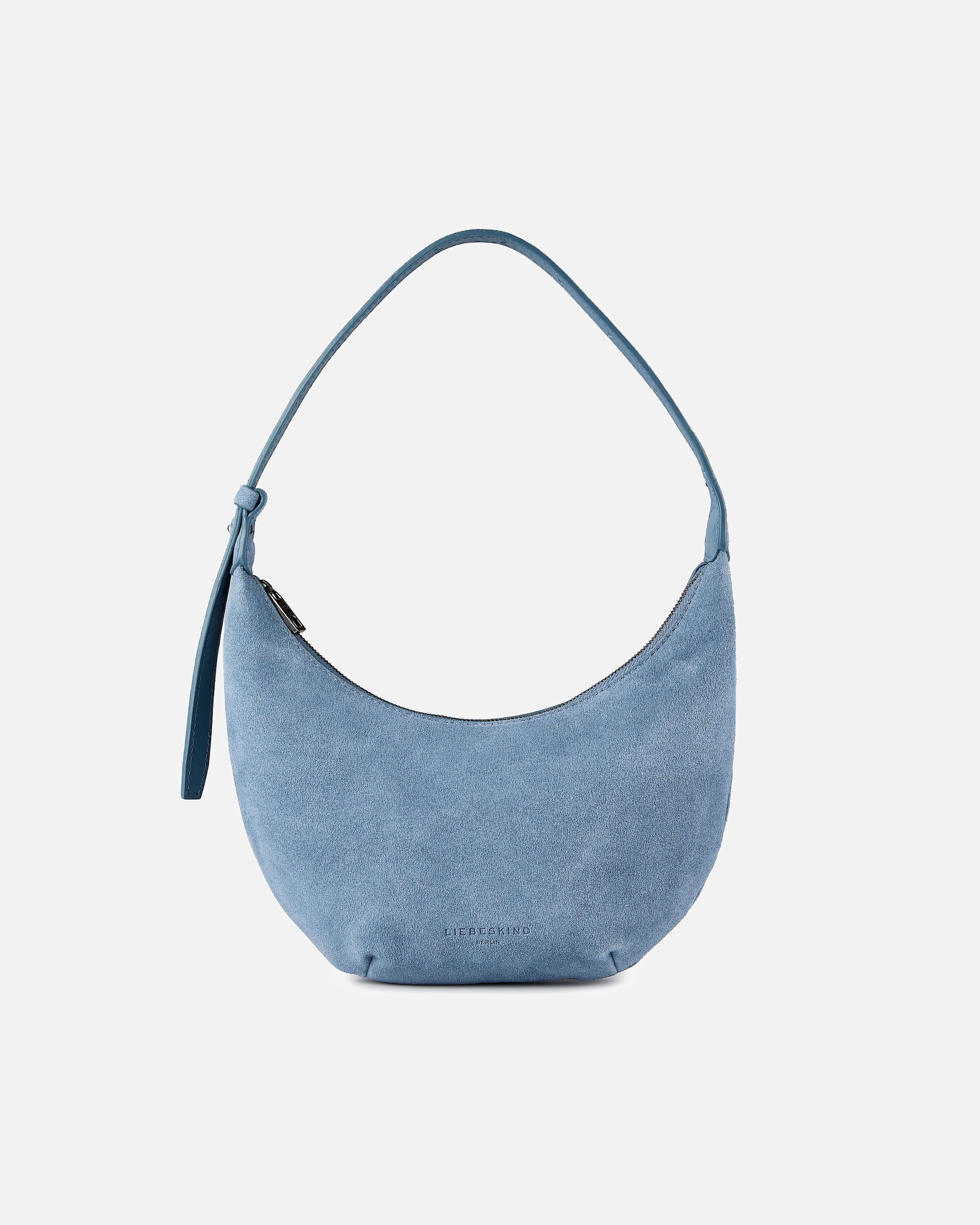 Tasche für Weiblich Liebeskind Ryker Schultertasche blue denim suede