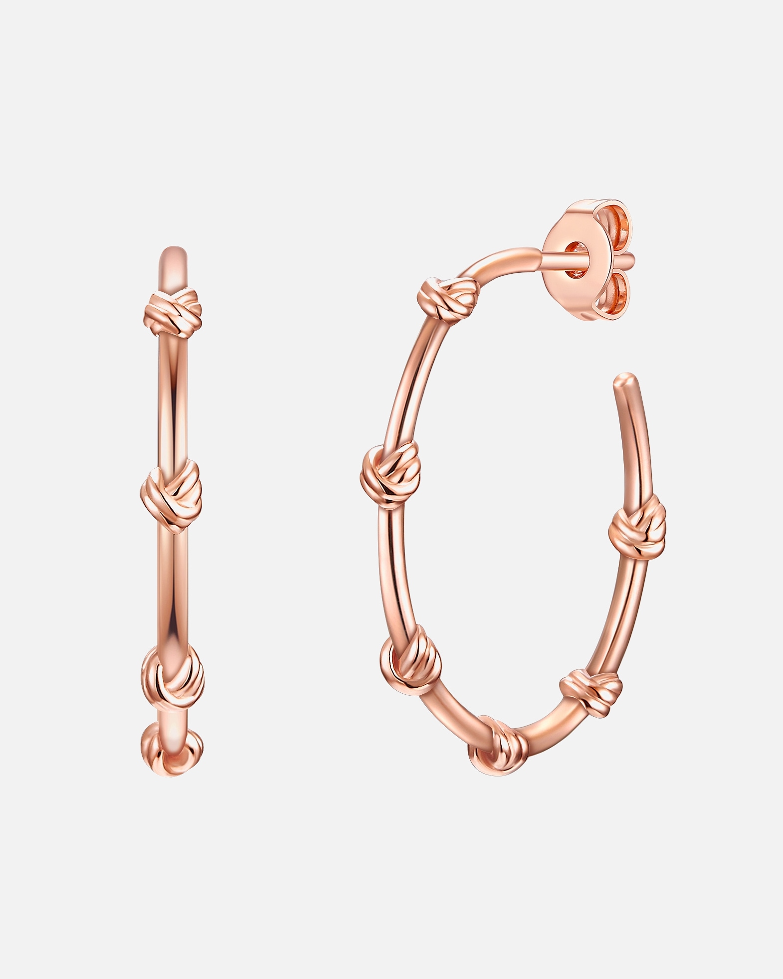 Boucle d'oreilles for FemmeGlanzstücke MünchenCréoles en argent Argent sterling en Or rose25,0 mm