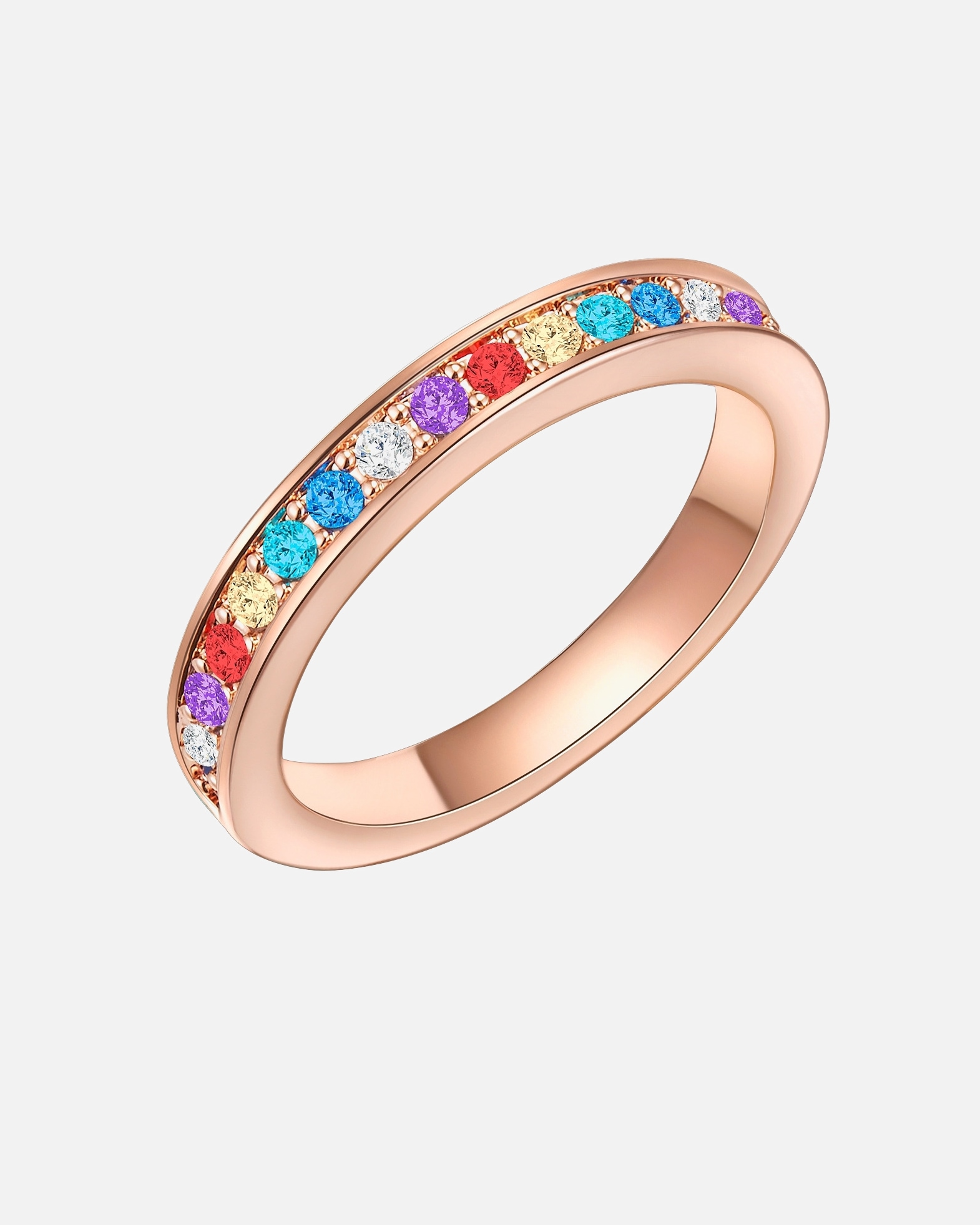 Bague for FemmeLulu & JaneBague de cristaux Swarovski® Métal Orné de cristaux Swarovski® en Or rose54