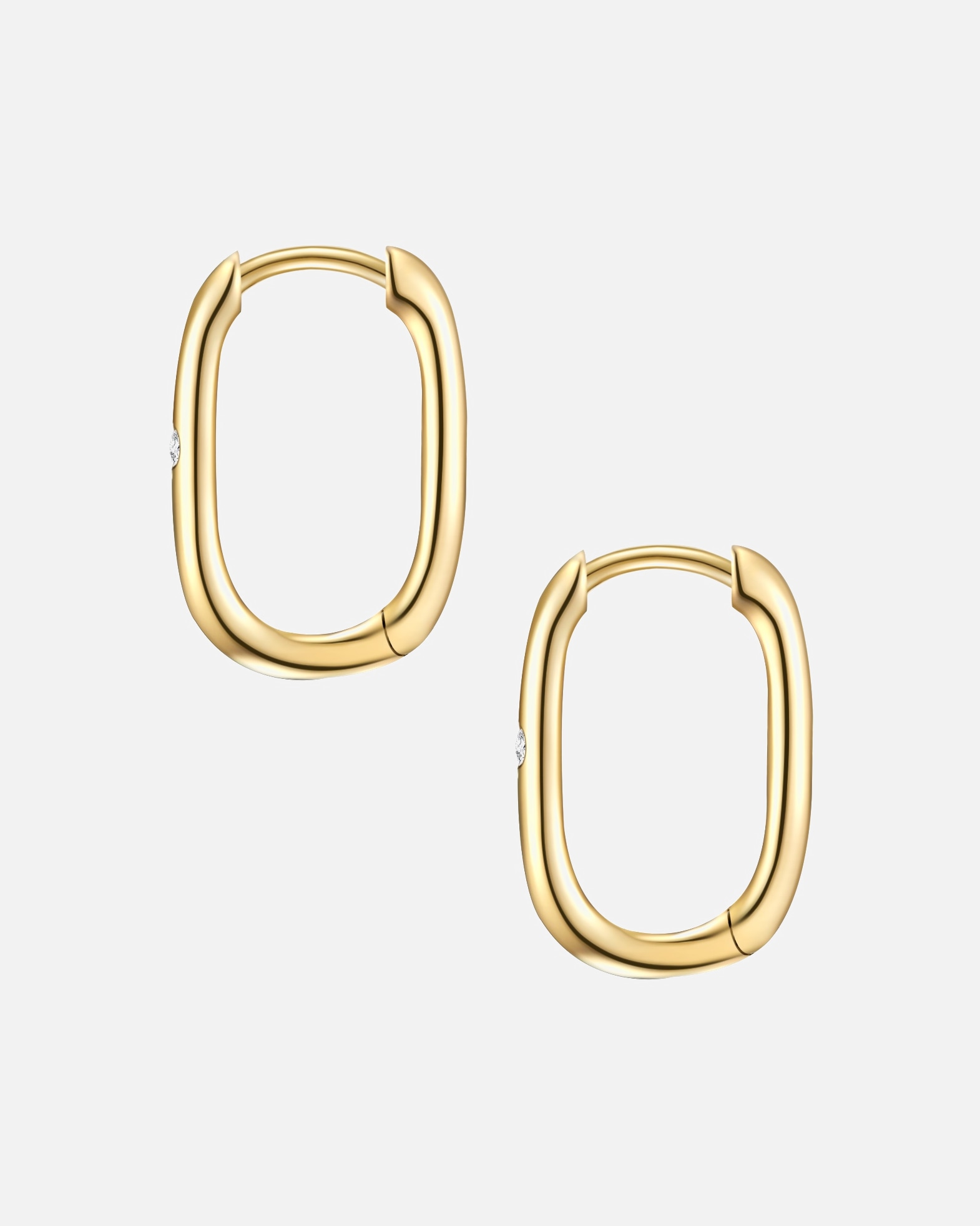 Créoles for FemmeLulu & JaneBoucles d´oreilles Argent sterling Diamant en Or jaune18,3 mm