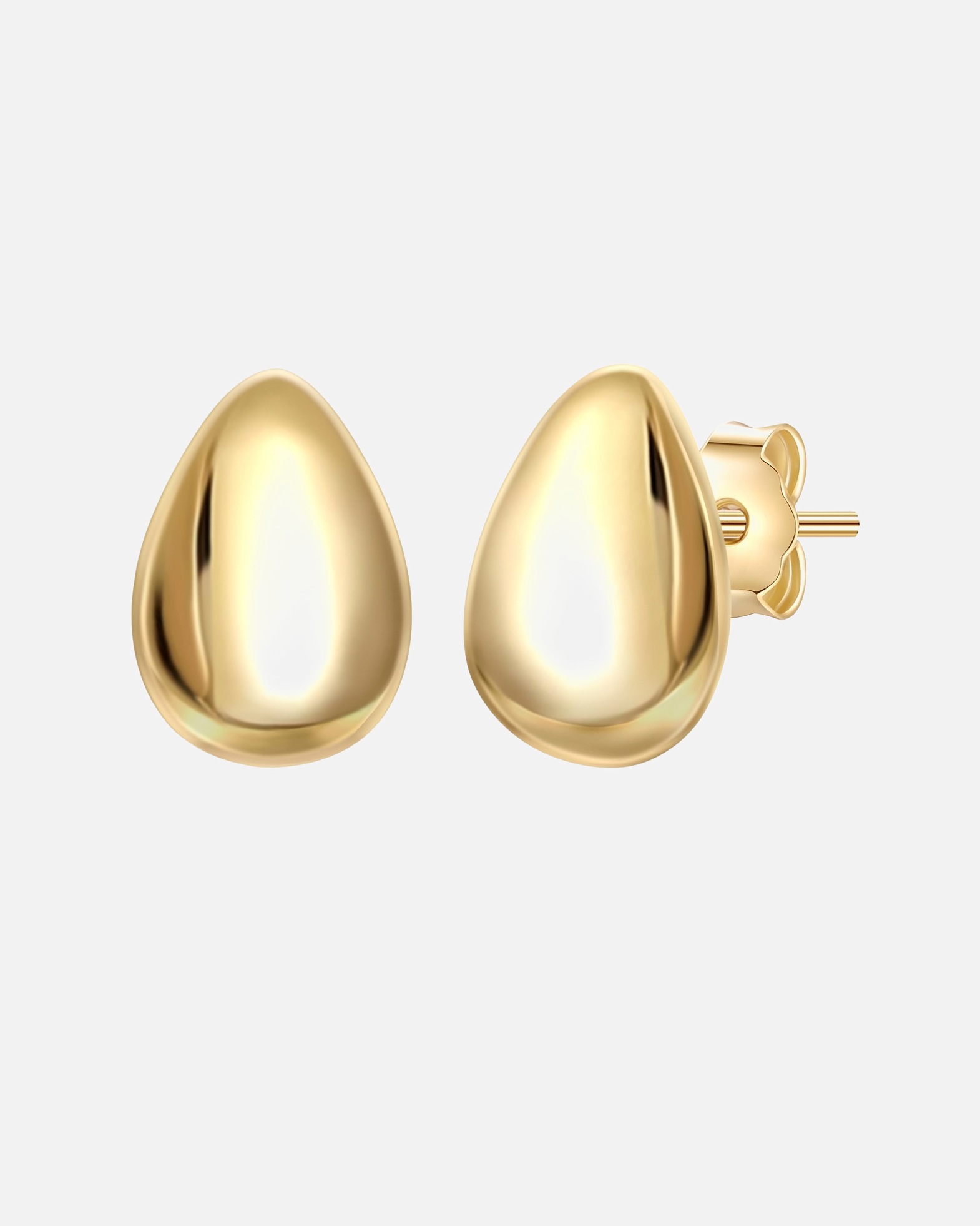 Boucle d'oreilles for FemmeBoucles d'oreilles en argent sterling en or jaune9,8 mm