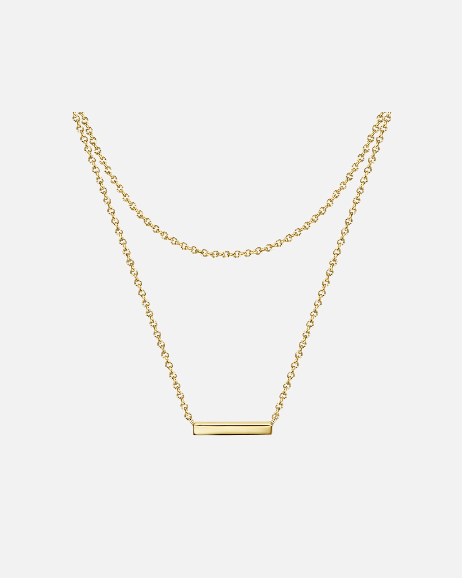 Collier for FemmeCollier en argent Argent sterling en Or jaune42,0/36,0 cm Basiskette + 5,0 cm Verläng