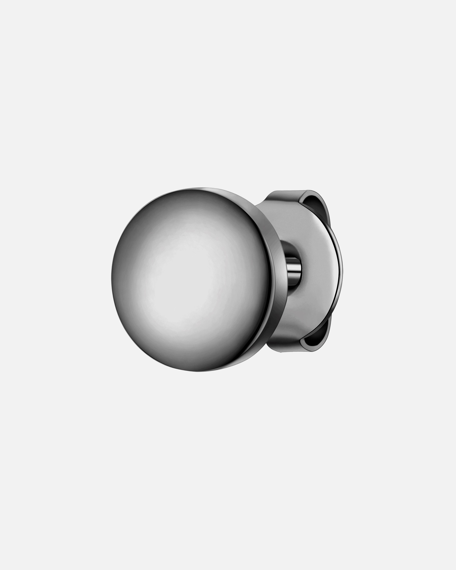 Boucle d'oreilles for HommeTrue RebelsBoucles d´oreilles en Acier inoxydable en Gunmetal7,9 mm