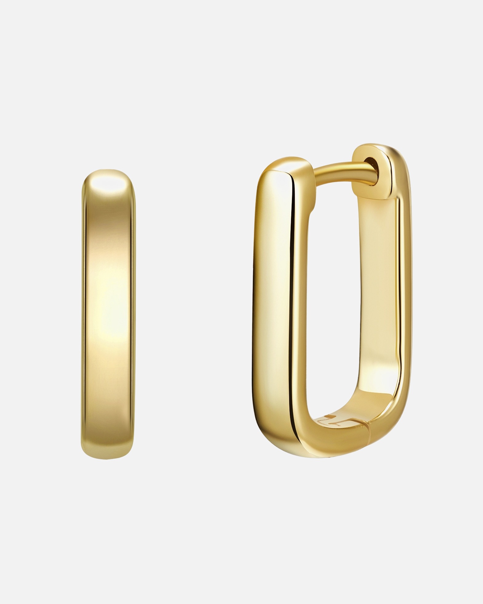 Créoles for FemmeCréoles en argent Argent sterling en Or jaune14,4 mm