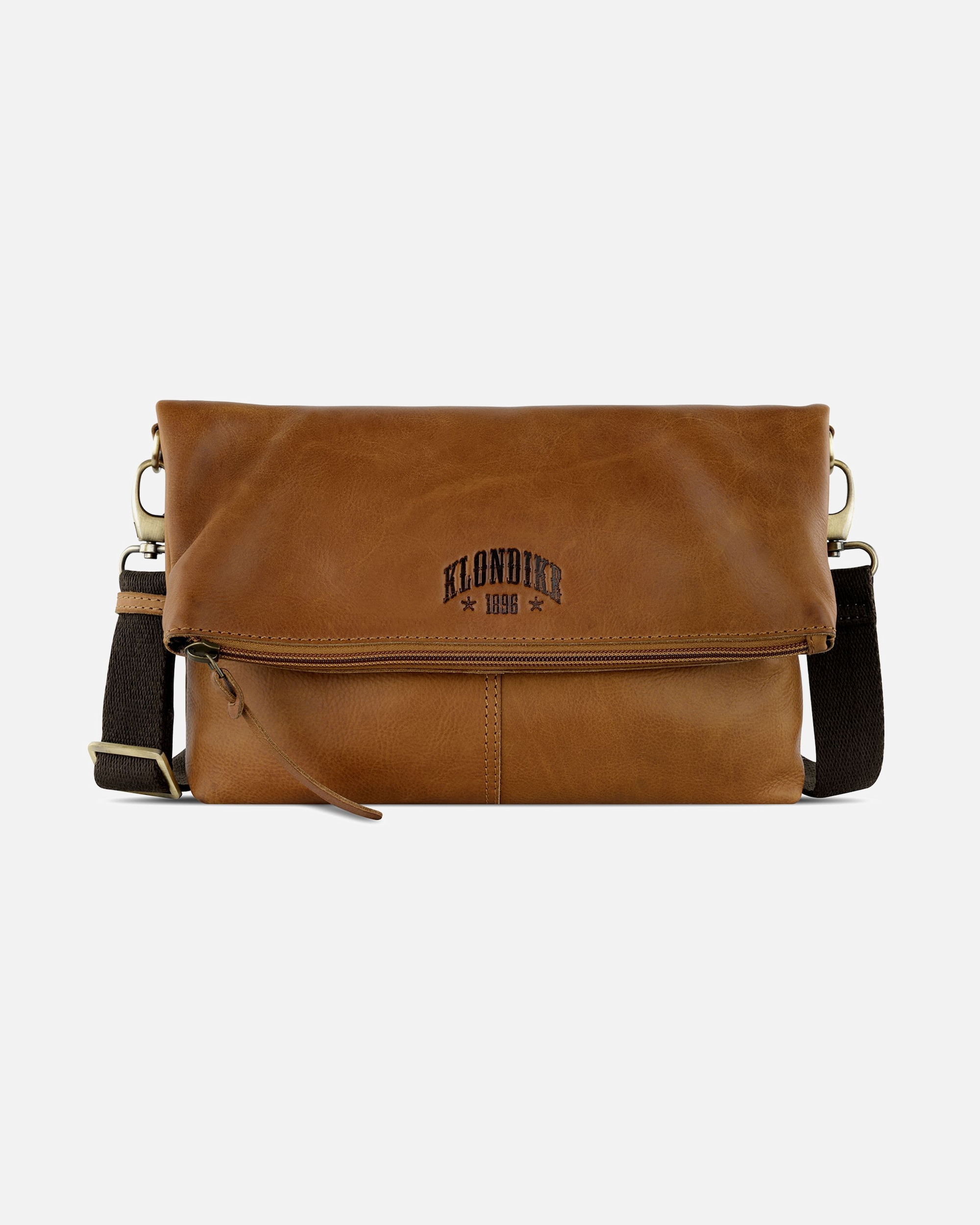 Tasche für Männlich KLONDIKE 1896 Rush Jessica Umhängetasche Leder 26 cm Rush Jessica Umhängetasche Leder 26 cm