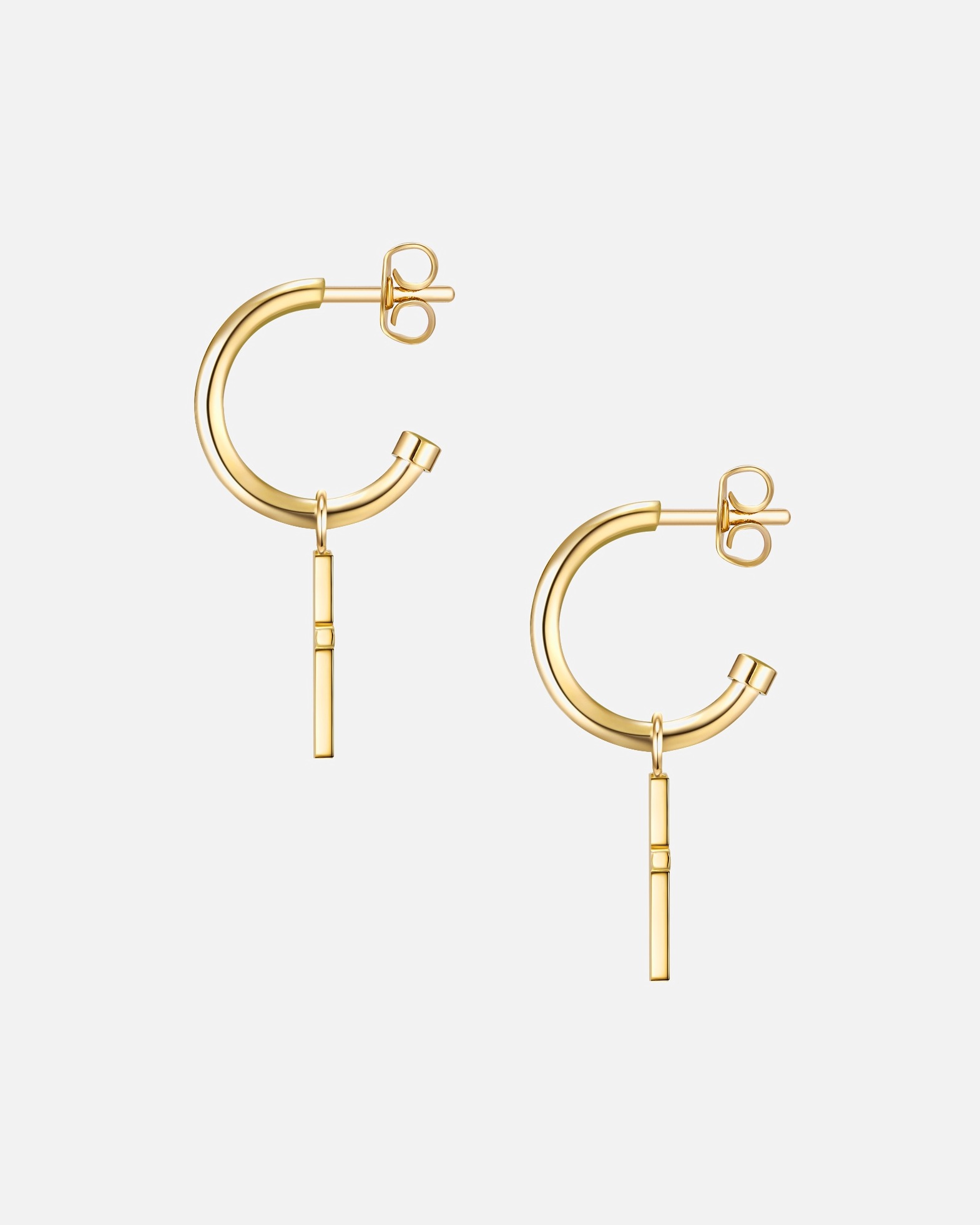 Créoles for FemmeEASTSIDECréoles en acier inoxydé Croix Acier inoxydable en Or jaune16,2 mm