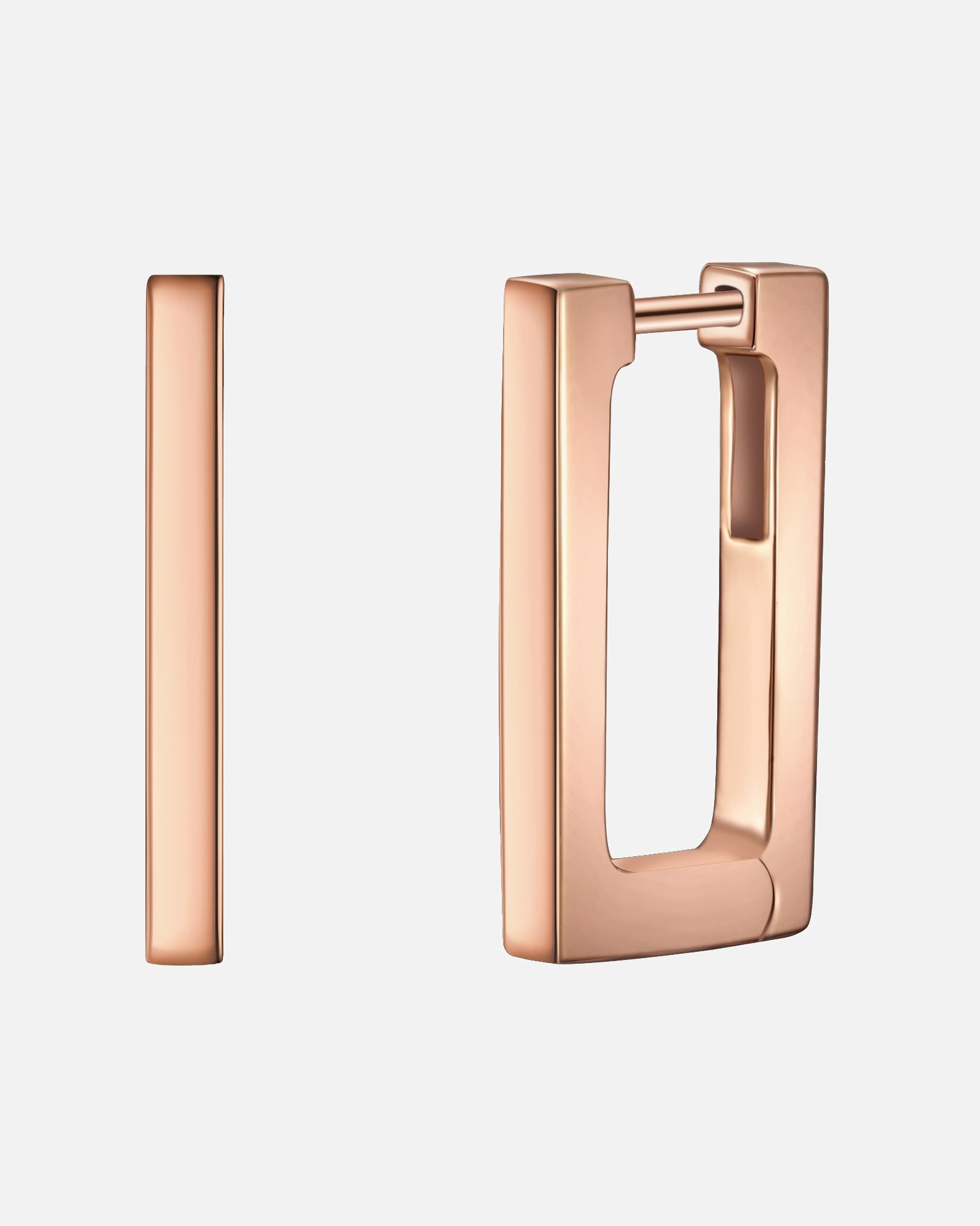 Créoles for FemmeCréoles en argent Argent sterling en Or rose19,7 mm