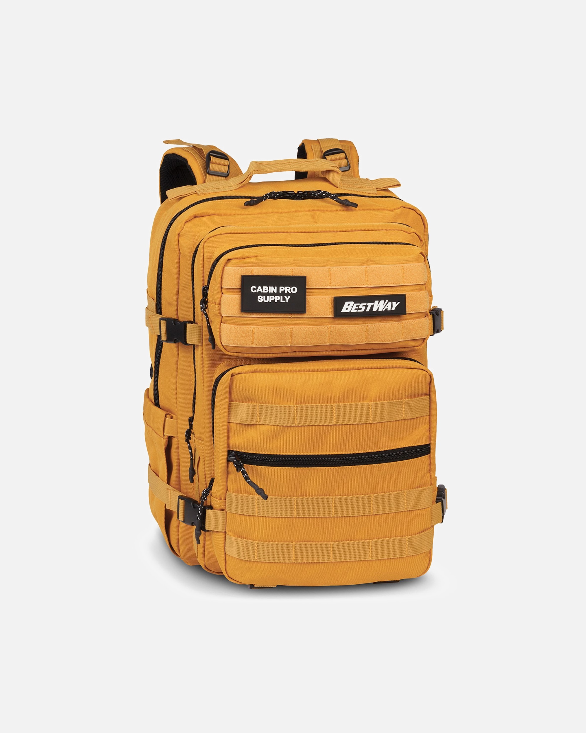 Rucksack für Männlich Worldpack BestWay Wanderrucksack ocker