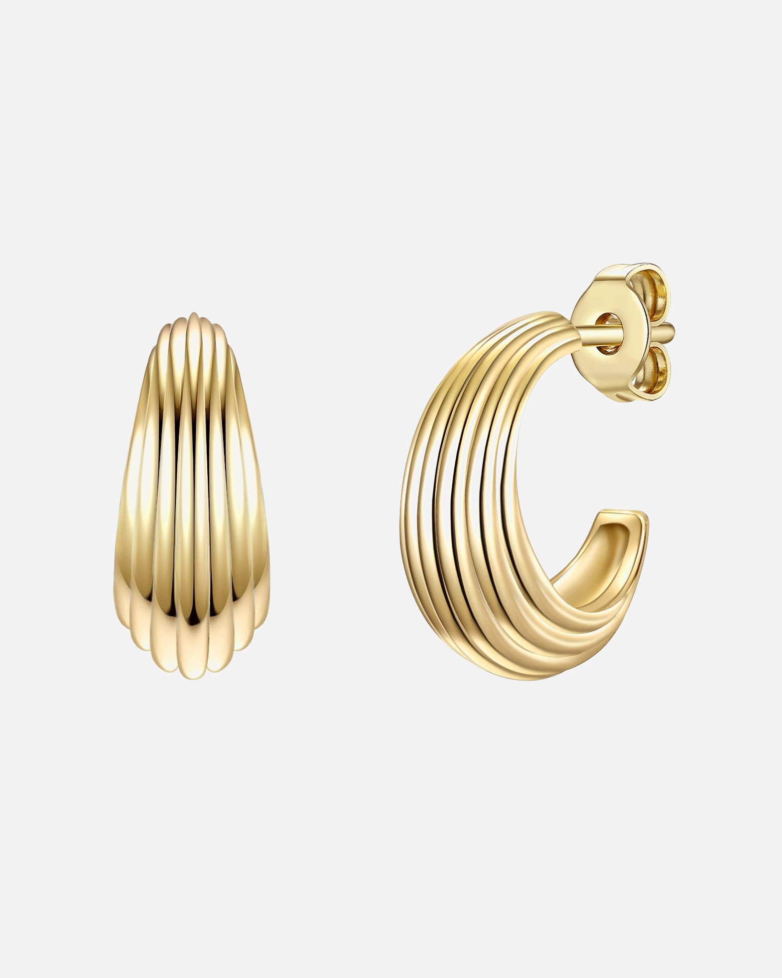 Boucle d'oreilles for FemmeCréoles en argent Argent sterling en Or jaune15,3 mm