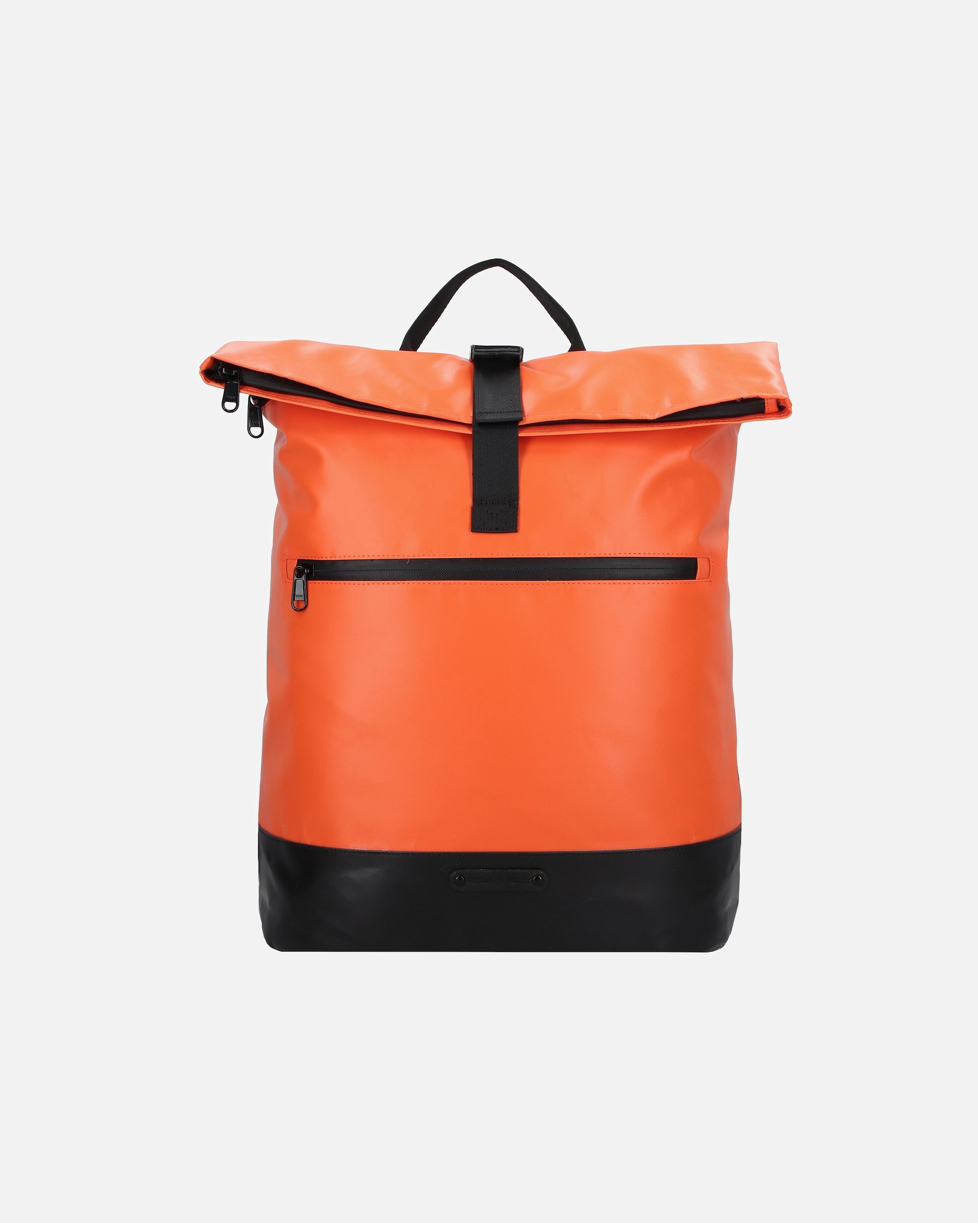 Rucksack für Männlich Greenburry Upcycled Tarpaulin Daypack orange-black