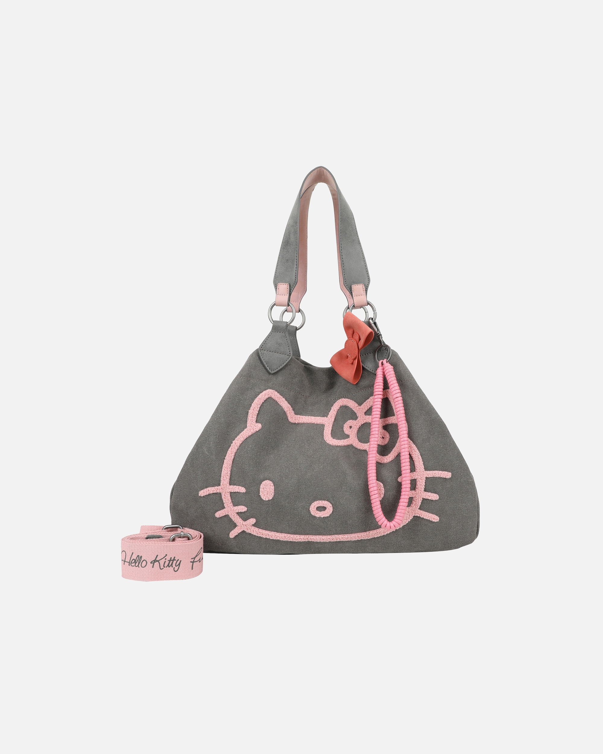Handtasche für Weiblich Fritzi aus Preußen Izzy Medium Hello Kitty fritzi Canvas Shopper grau
