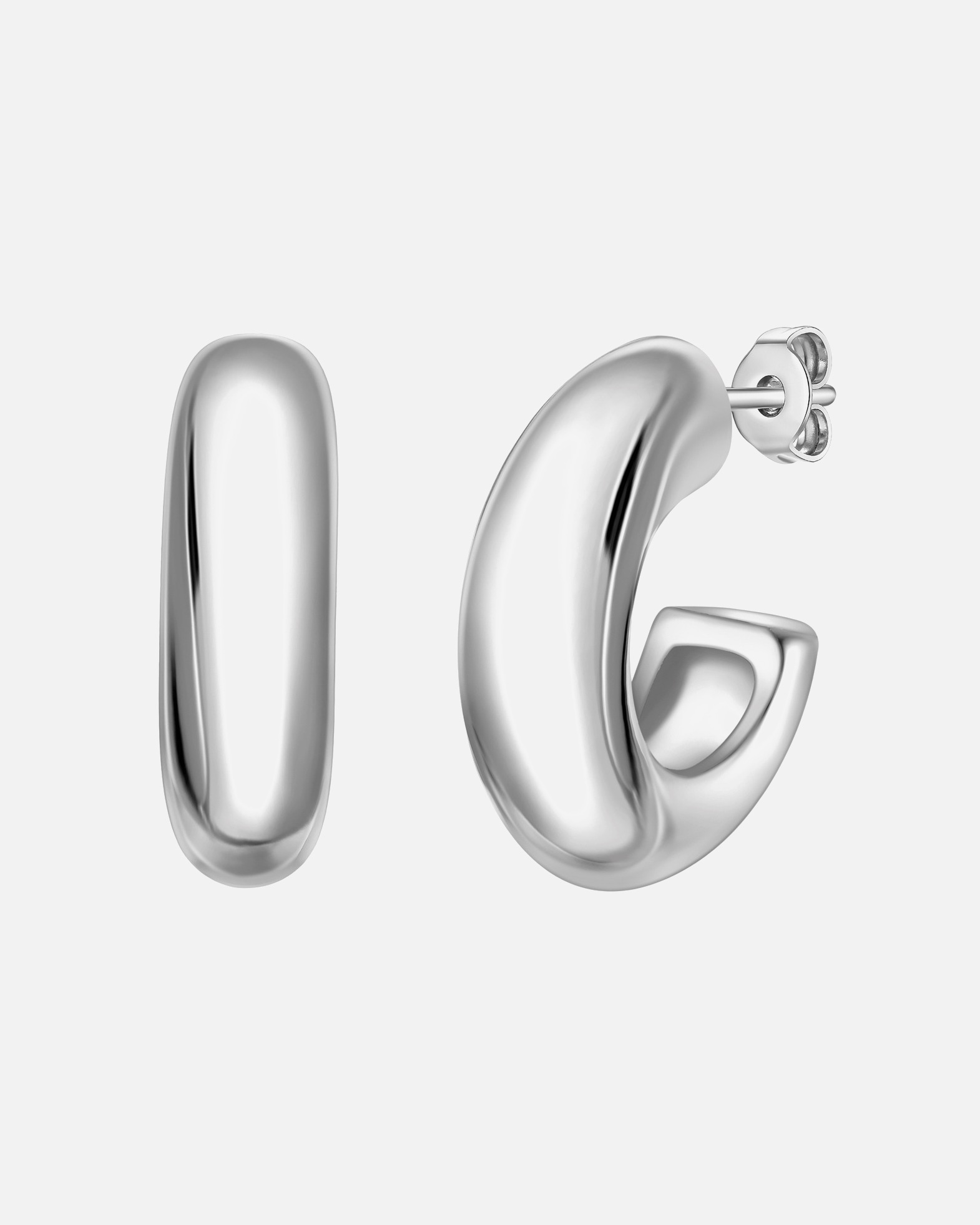 Créoles for FemmeCréoles en alliage de métal en argent19,4 mm