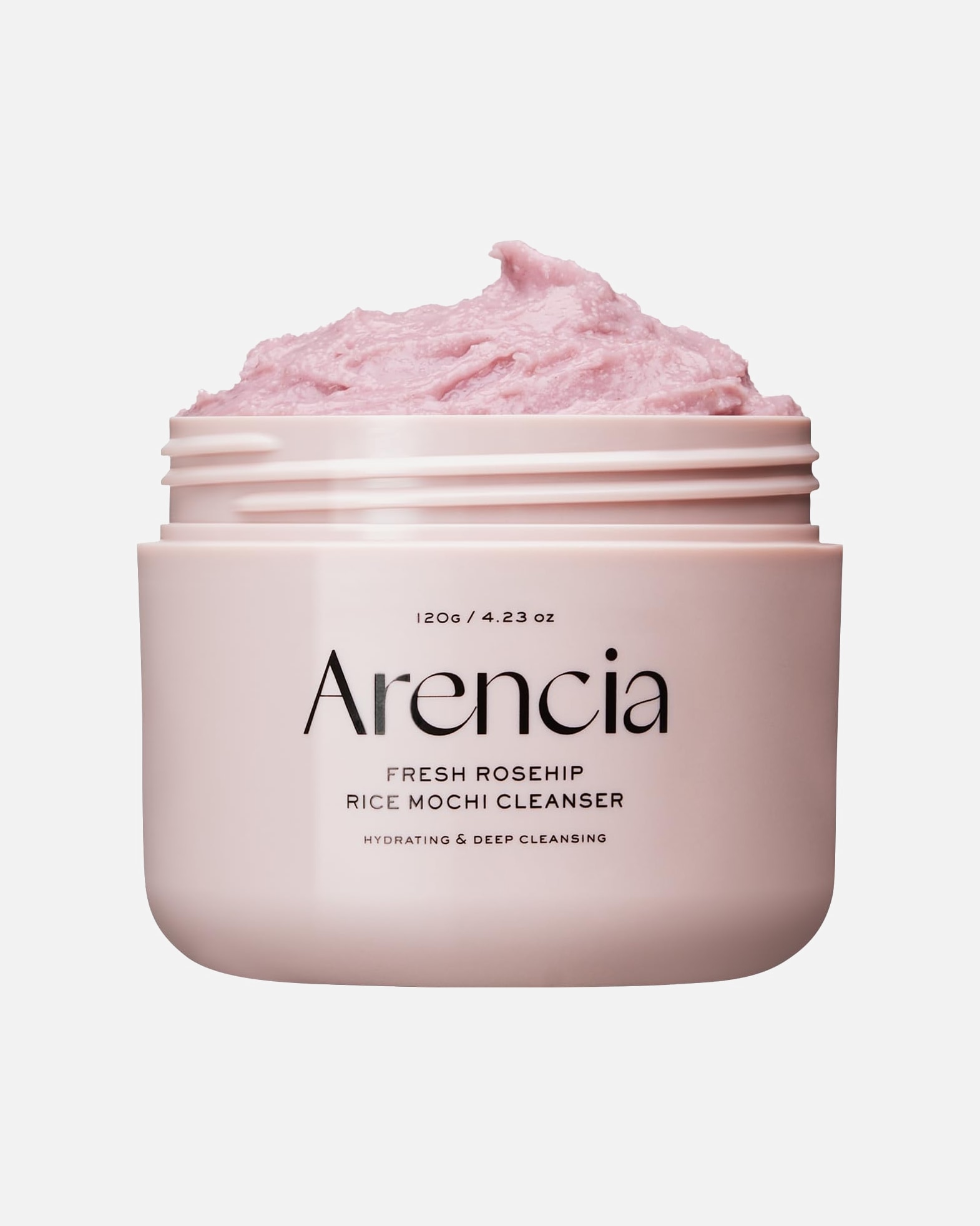 Feuchtigkeitsspendende Gesichtsbehandlung für Unisex Arencia Fresh Rosehip Rice Mochi Cleanser 120g