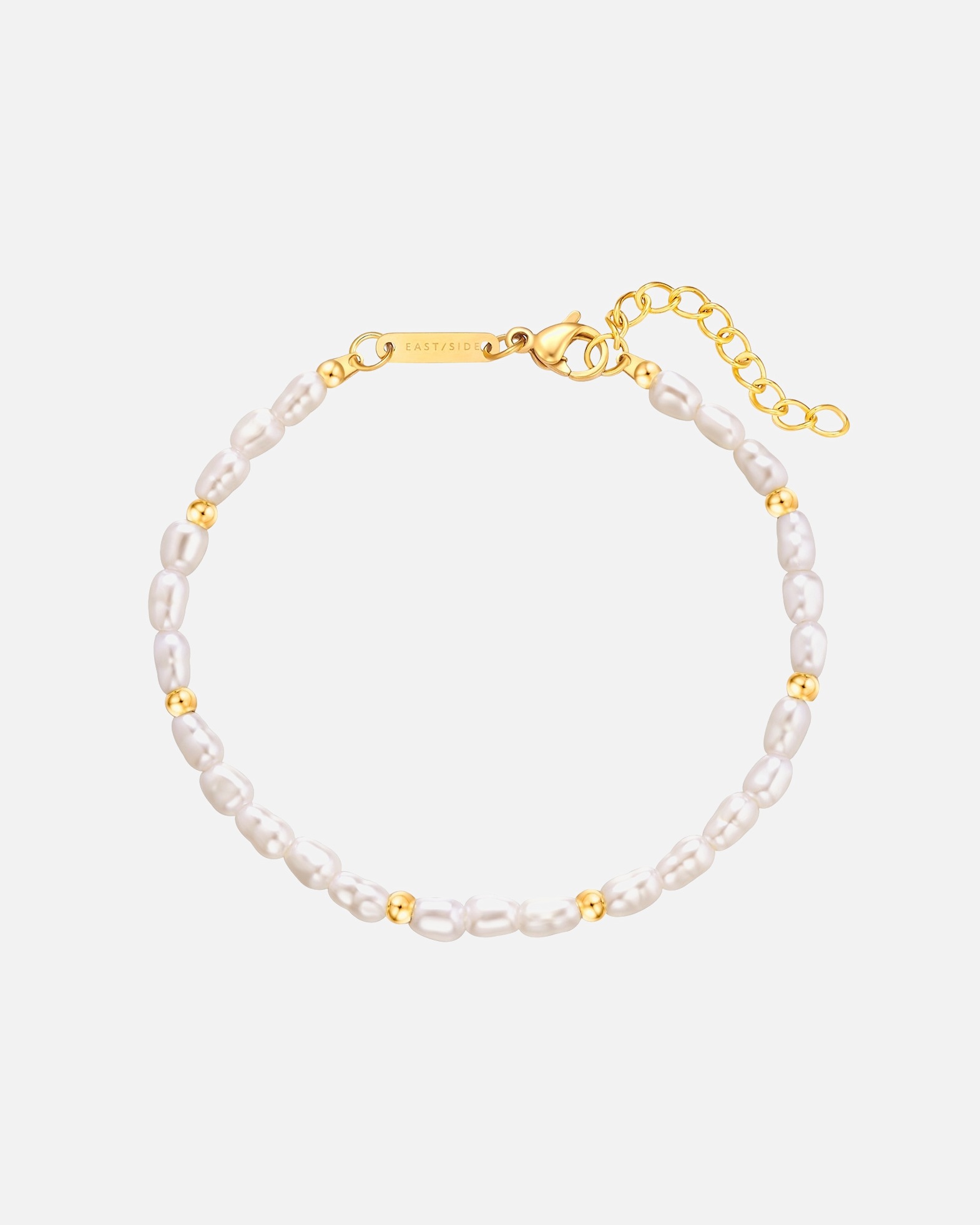Bracelet for FemmeBracelet en Acier inoxydable en Or jaune17,0 cm Basislänge + 3,0 cm Verlängerung