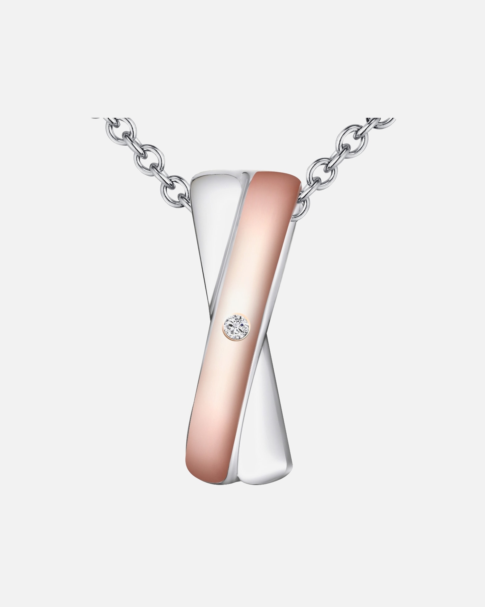 Collier for FemmeRafaela DonataCollier en diamant Argent sterling Diamant en Argent45 cm + 5 cm