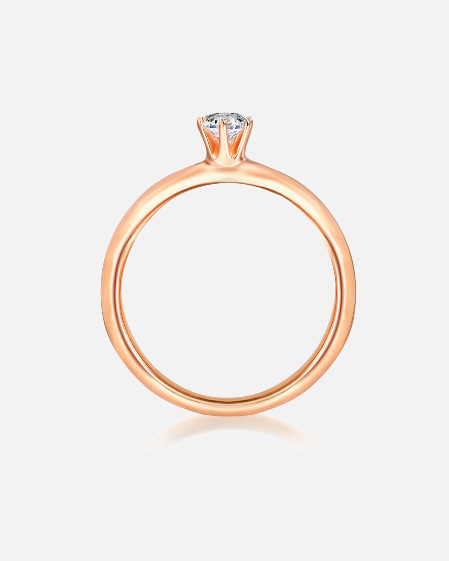 Bague for FemmeTrilaniBague en argent Argent sterling Oxyde de zirconium (CZ) en Or rose60