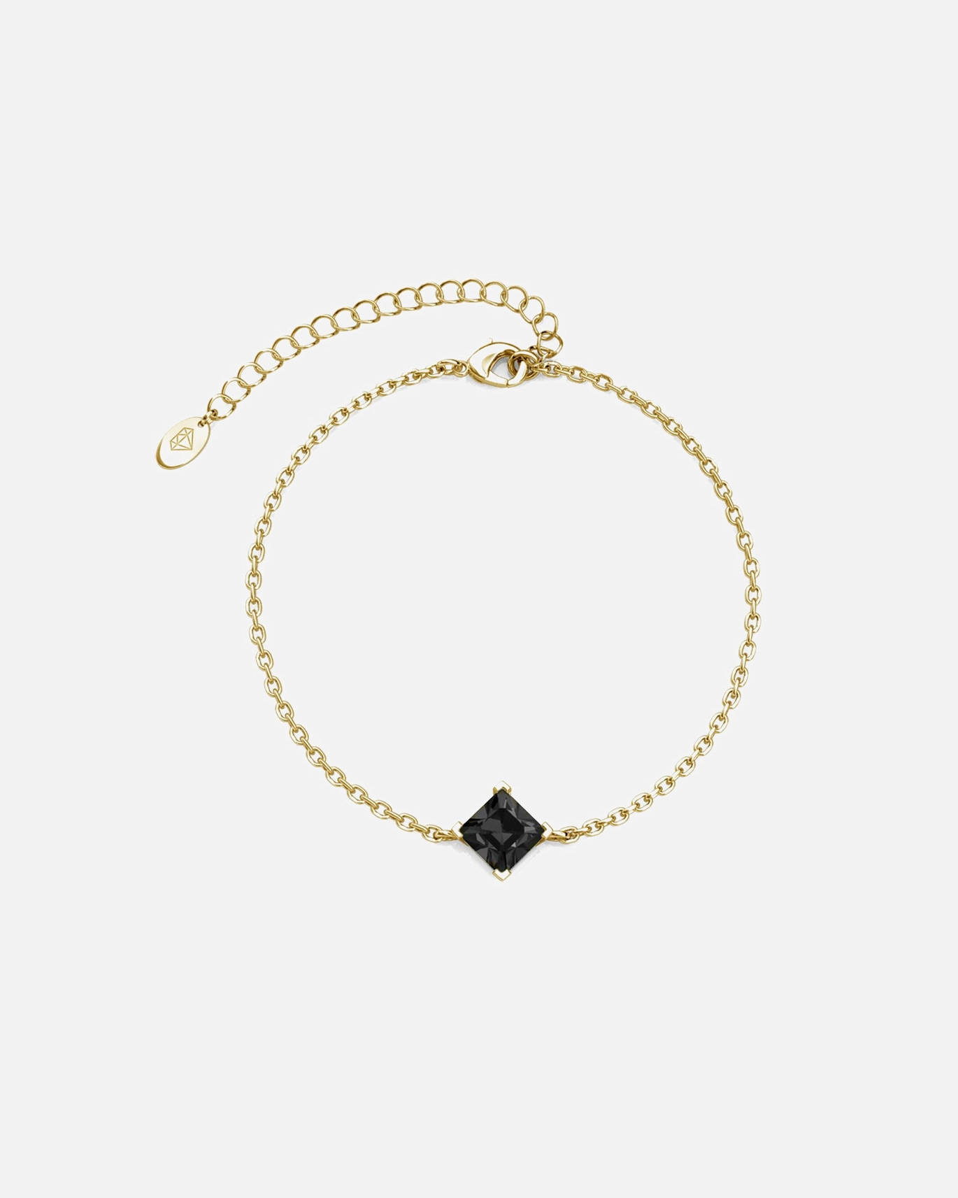 Armband für Weiblich MYC-Paris Calle-Kettenarmbänder Calle Armband – Gold und Schwarz