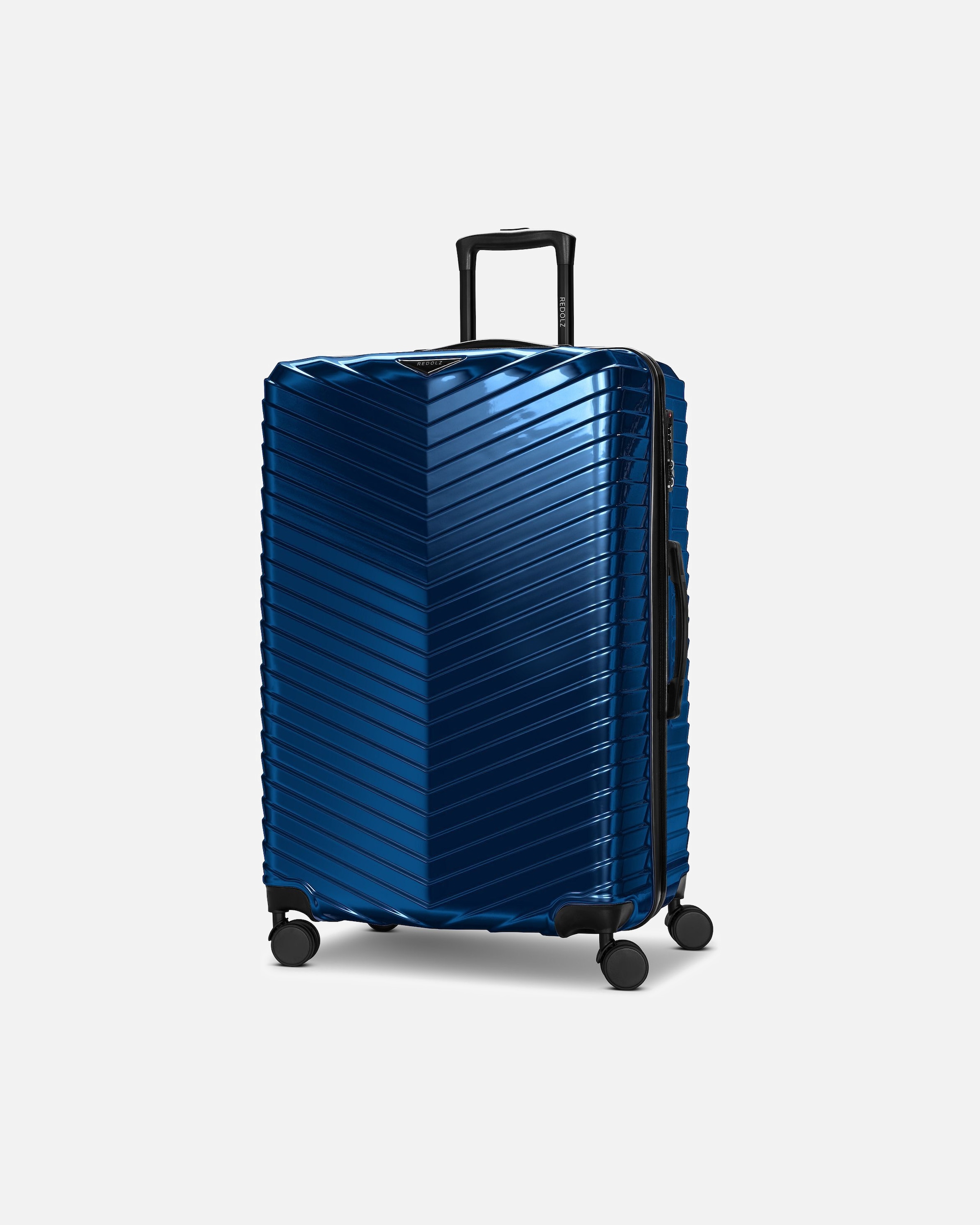Valise for HommeEssentials 18 4 roues Valise cabine 76 cm avec soufflet d'extensionmetallic-blue shiny