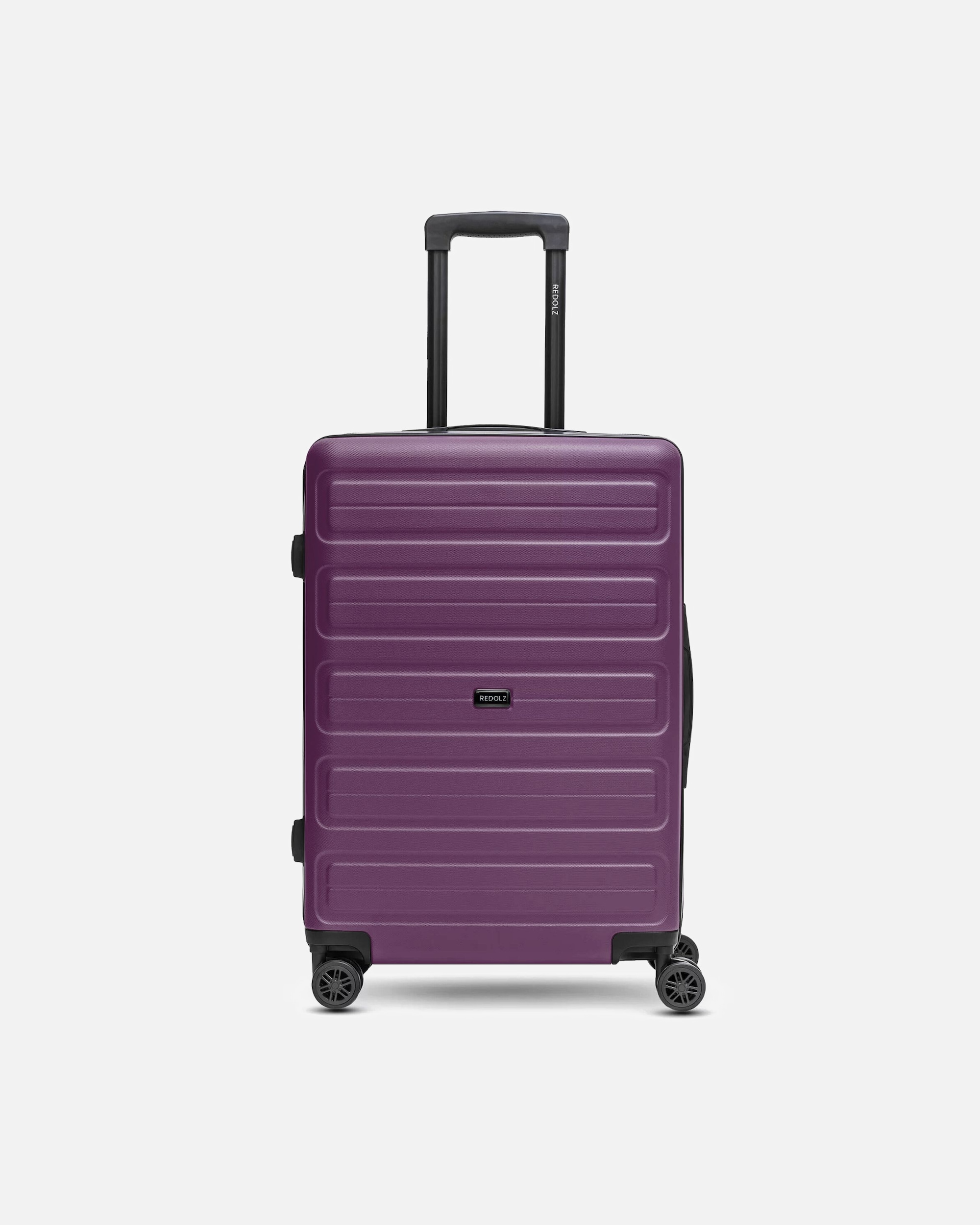 Valise trolley for HommeEssentials 08 MEDIUM 4 roulettes Trolley 67 cmpurple