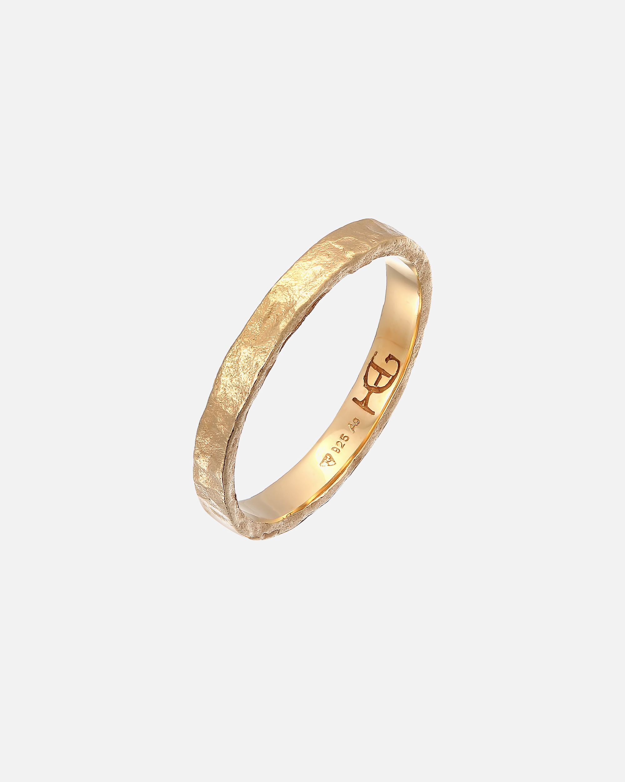 Ring für Männlich Haze & Glory Default Brand Line Bandring - Zion Schmales Design 925 Silber 62