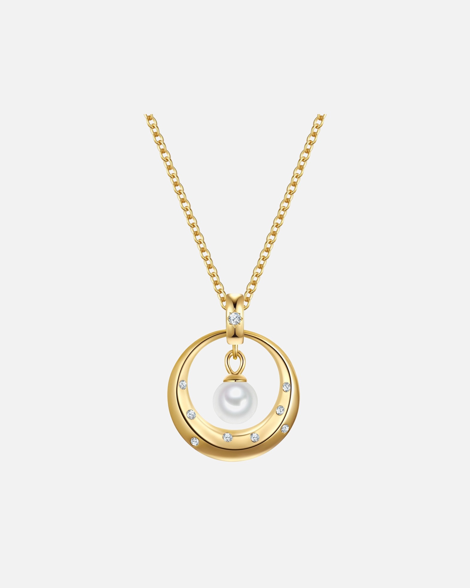 Collier for FemmeChaîne en Argent sterling en Or jaune42,0 cm Basiskette + 5,0 cm Verlängerung