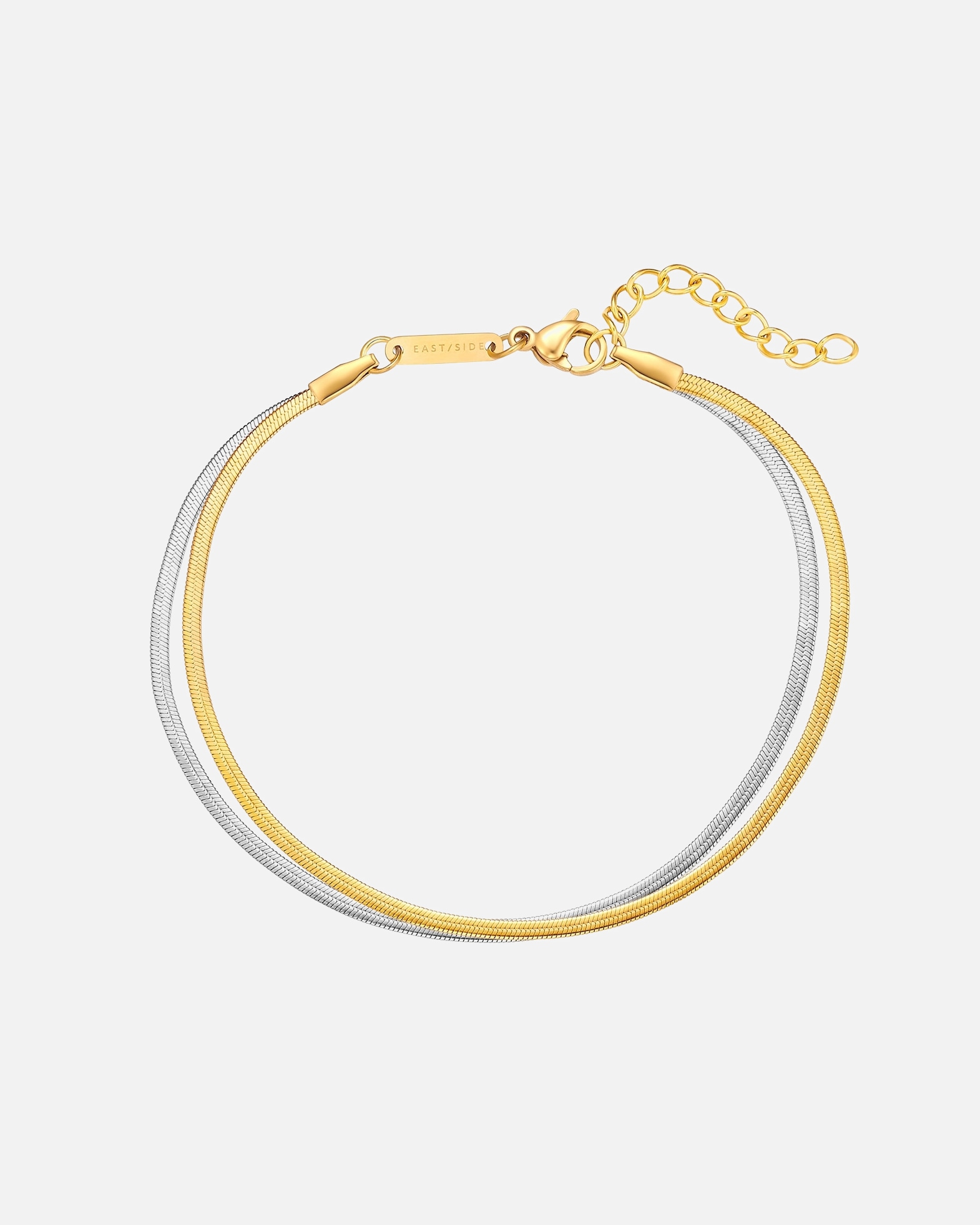 Bracelet for FemmeEASTSIDEBracelet en Acier inoxydable en Argent/or jaune17,0 cm Basislänge + 3,0 cm Verlängerung