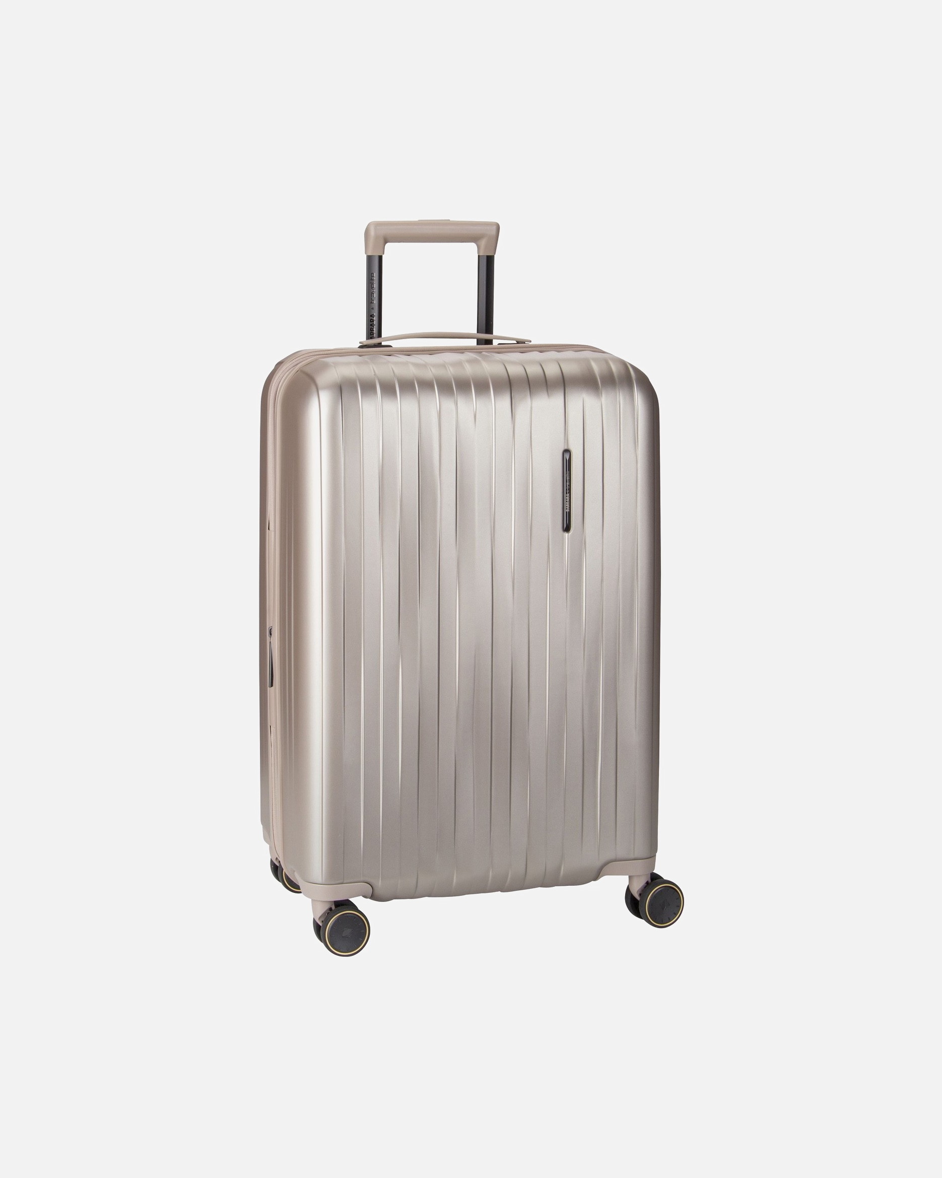 Trolley für Unisex Travelite Barbara Novelty 4 Rollen Trolley 65 cm mit Dehnfalte satin nude