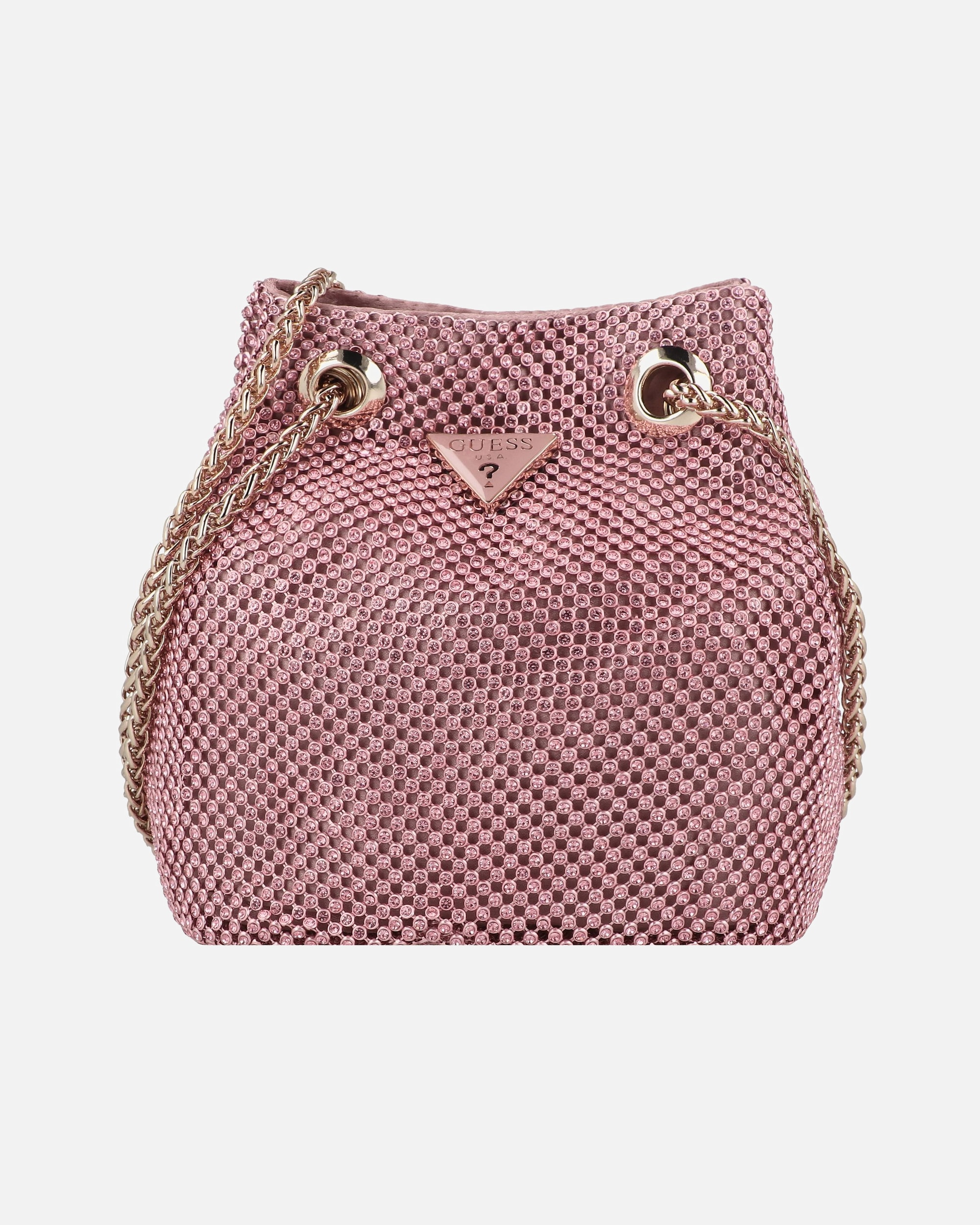 Tasche für Weiblich Guess Zalina Beuteltasche bellarose