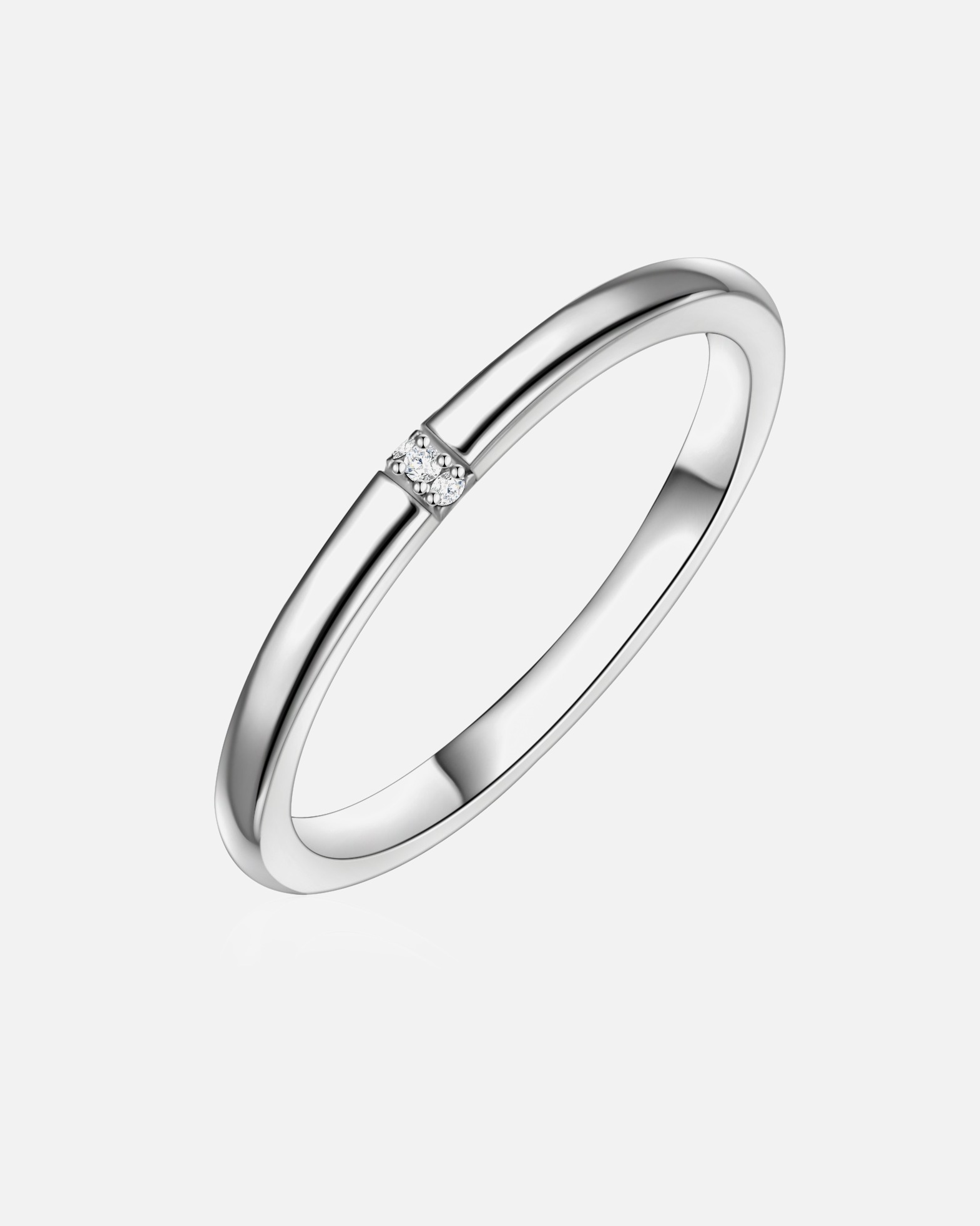 Bague for FemmeGlanzstücke MünchenBague en argent Argent sterling Oxyde de zirconium (CZ) en Argent48