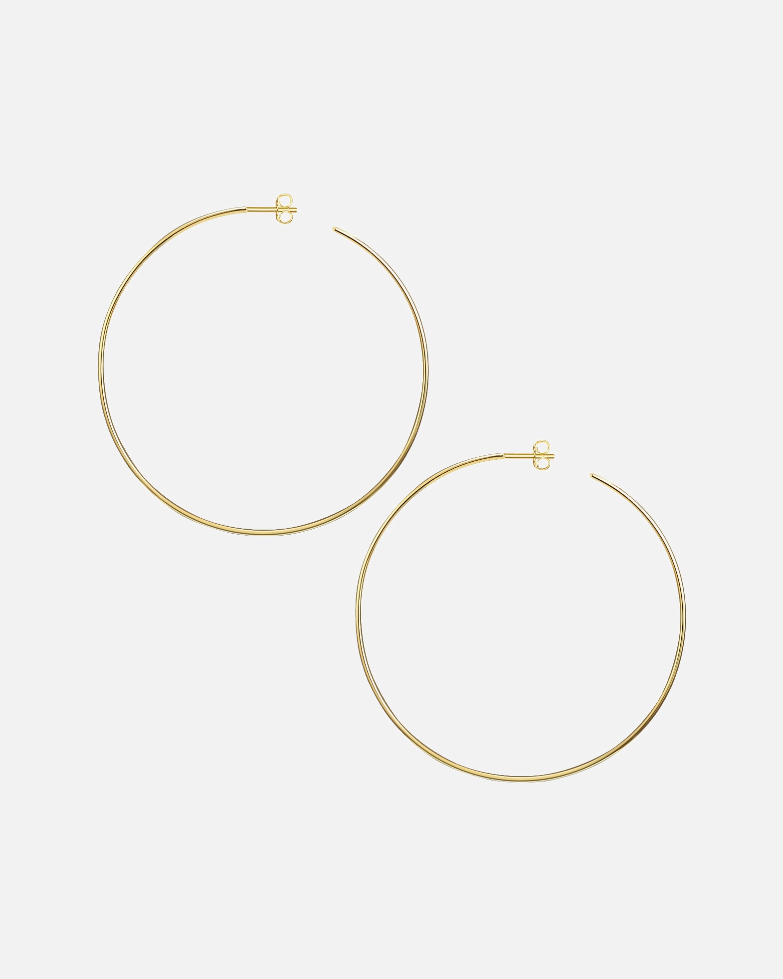 Boucle d'oreilles for FemmeGlanzstücke MünchenCréoles en argent Argent sterling en Or jaune66,0 mm