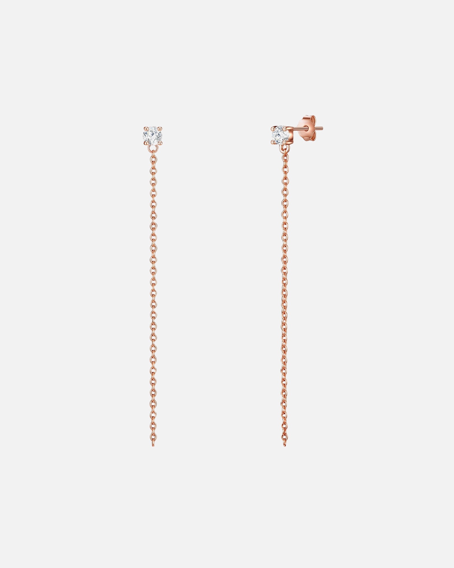 Boucle d'oreilles for FemmeGlanzstücke MünchenBoucles d'oreille en argent Argent sterling Oxyde de zirconium (CZ) en Or rose60,0 mm