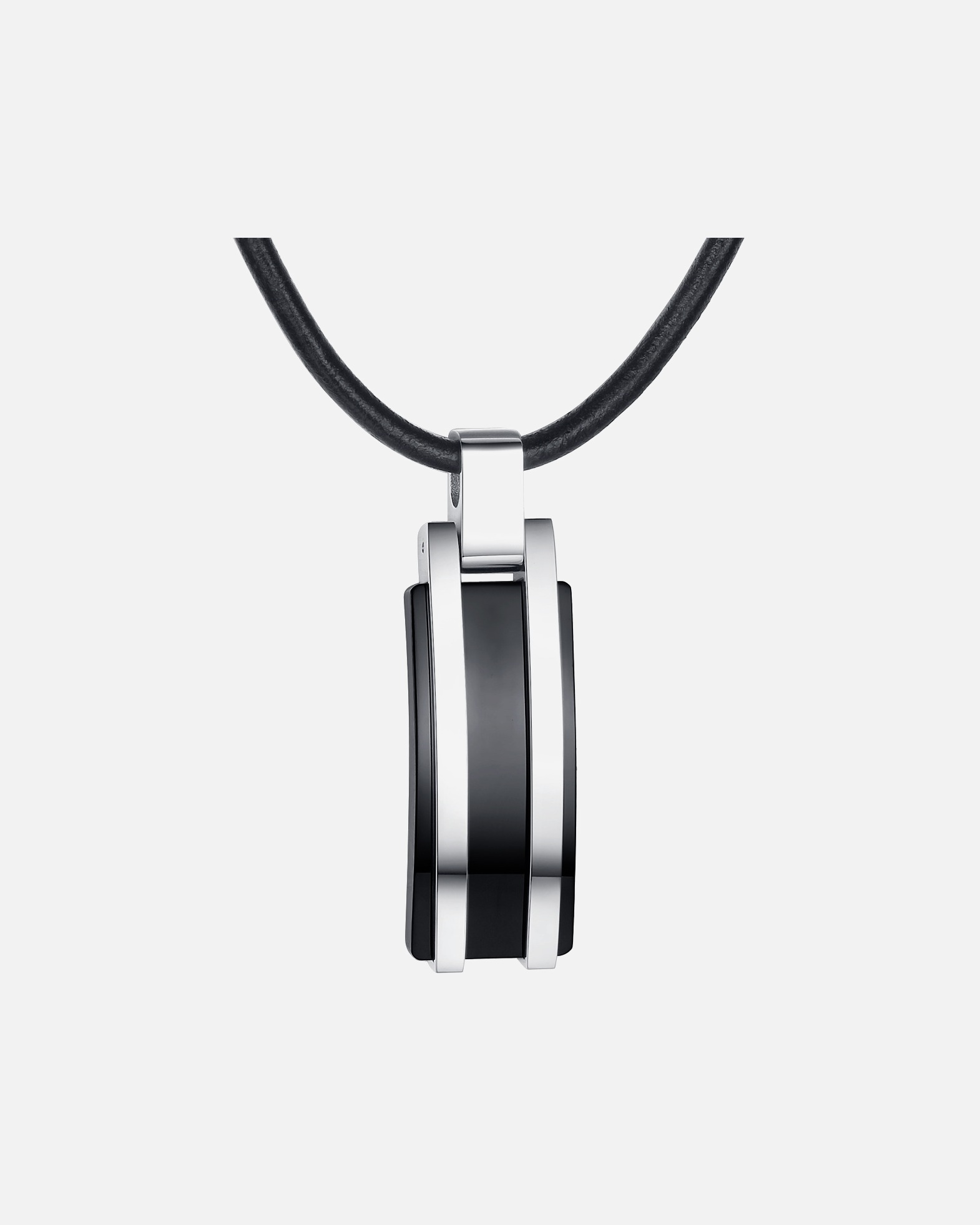 Collier for HommeCollier en cuir Cuir véritable en Noir51,0 cm