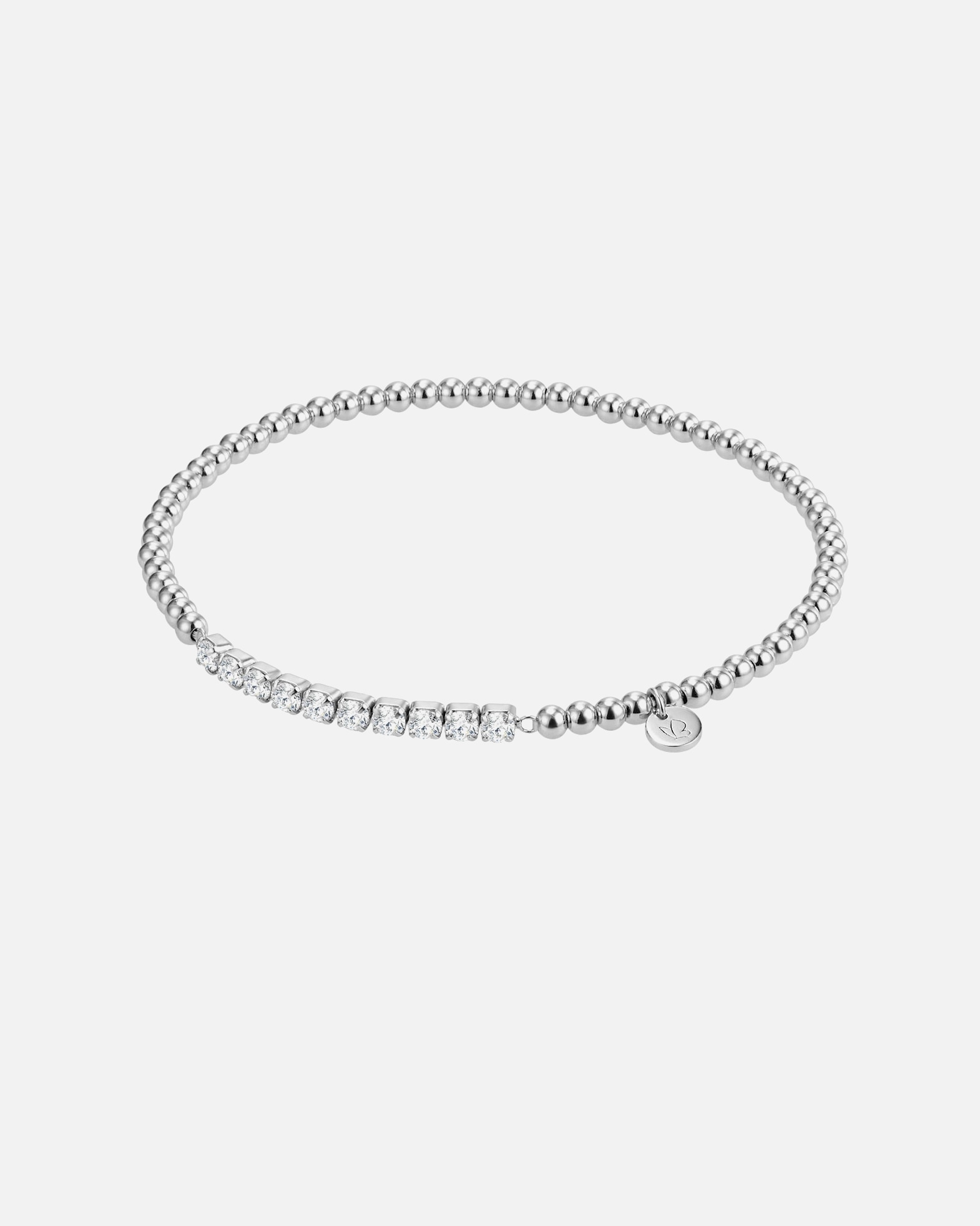 Bracelet for FemmeBracelet en argent Argent sterling Oxyde de zirconium (CZ) en Argent18,5 cm