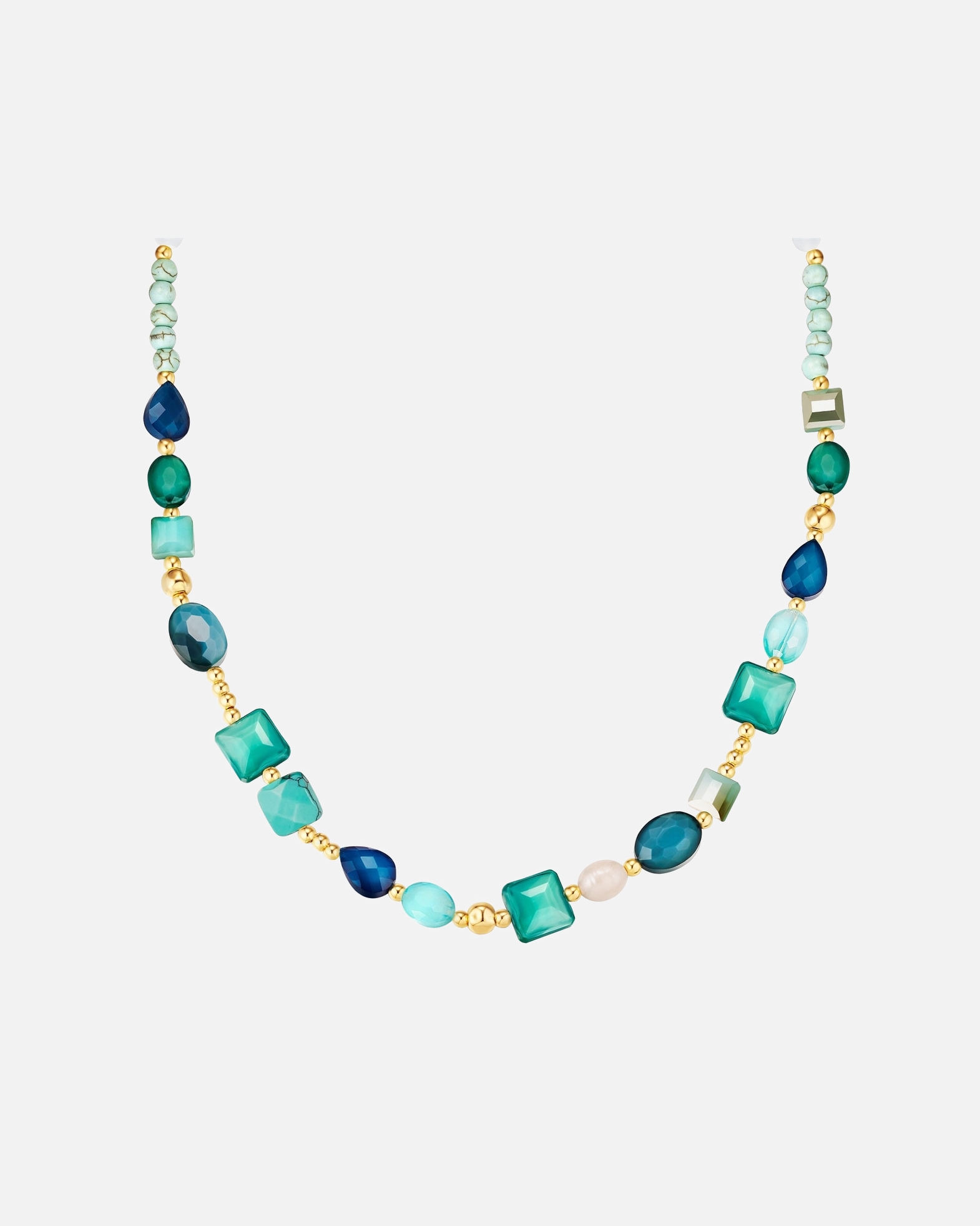 Collier for FemmeLulu & JaneChaîne en Alliage de fer en Or jaune49,0 cm