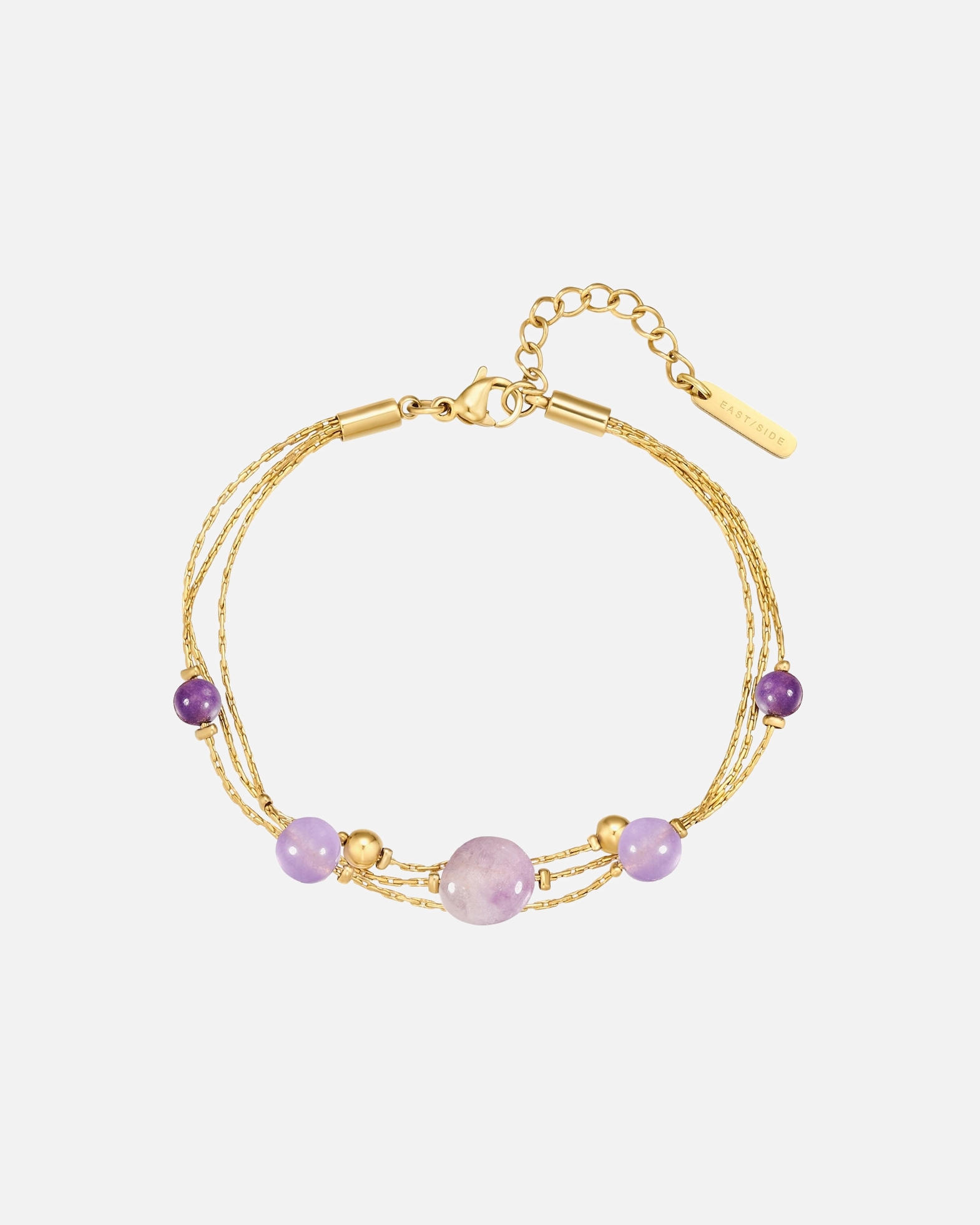 Bracelet for FemmeBracelet en Acier inoxydable en Or jaune17,0 cm Basislänge + 3,0 cm Verlängerung