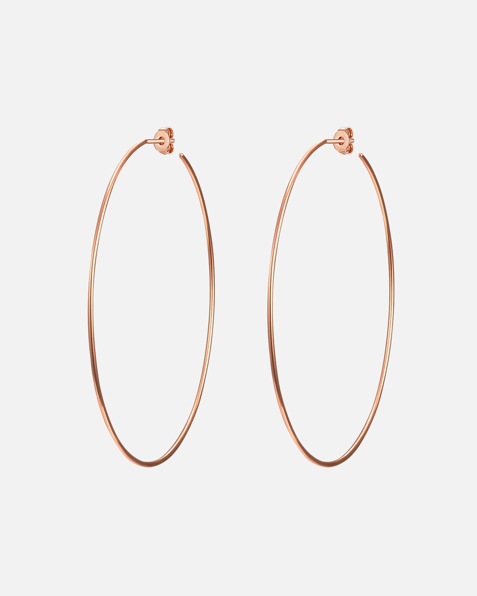 Créoles for FemmeCréoles en argent Argent sterling en Or rose66,0 mm