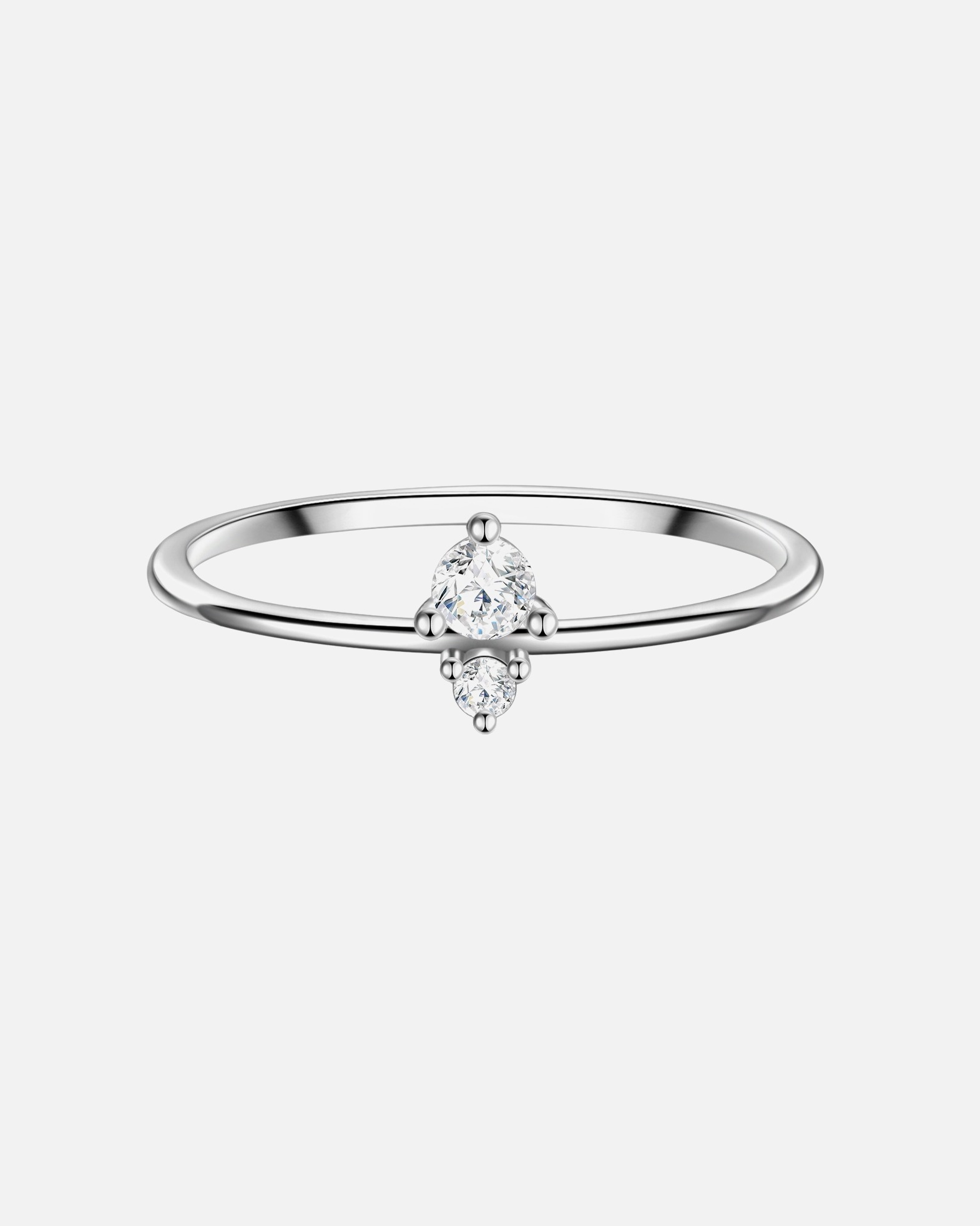 Bague for FemmeGlanzstücke MünchenBague en argent Argent sterling Oxyde de zirconium (CZ) en Argent60